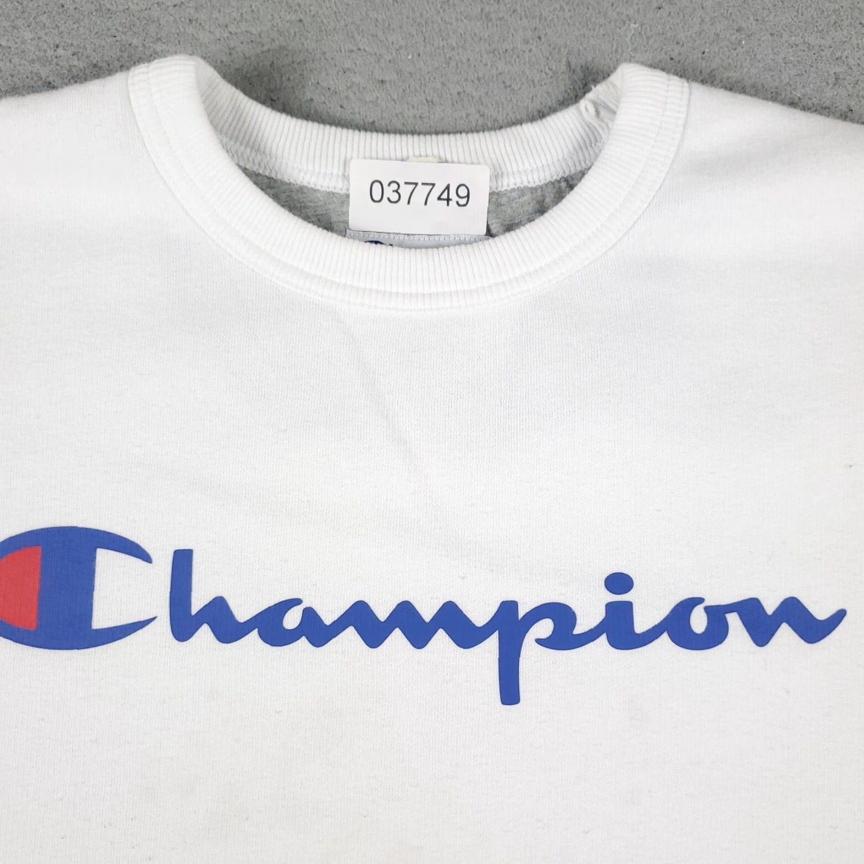 Champion Mens Small White Champion Casual Pullover Sweatshirt Size US S / EU 44-46 / 1 - 2 Thumbnail