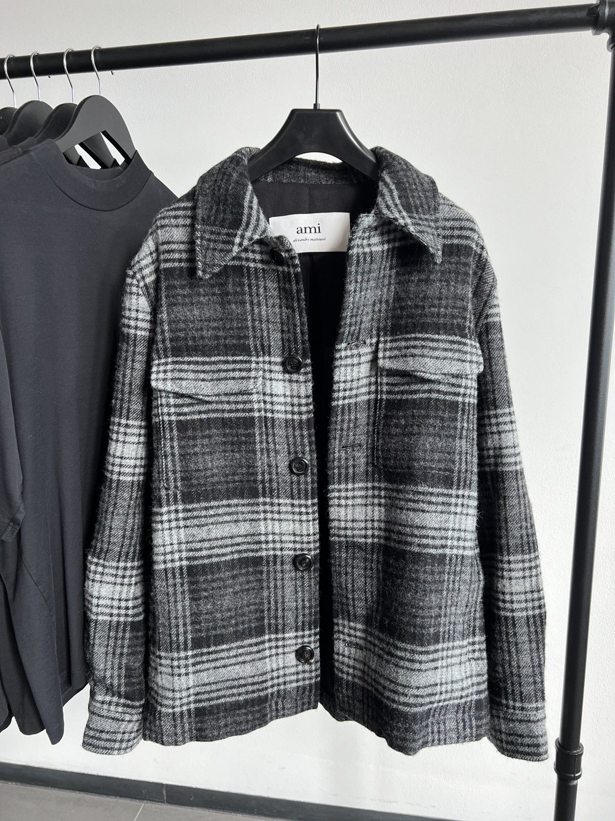 AMI｜JACKETS (HJK058 WV0018 221) AMI AMI Men Jacket HJK058 WV0018 4011 BLUE | Grailed