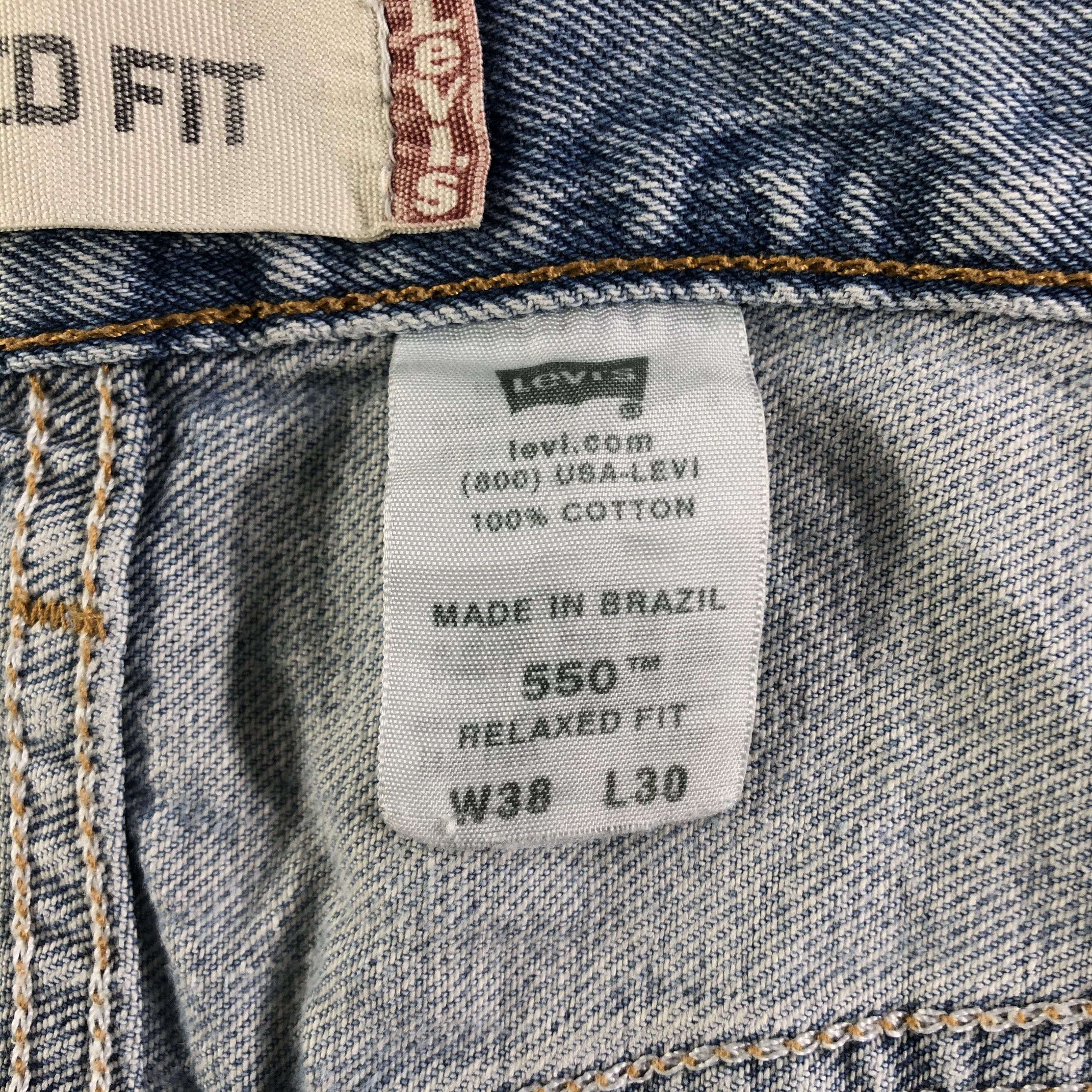 Levi's Vintage Light Wash Levis 550 Jeans-J3162 Size US 38 / EU 54 - 10 Thumbnail