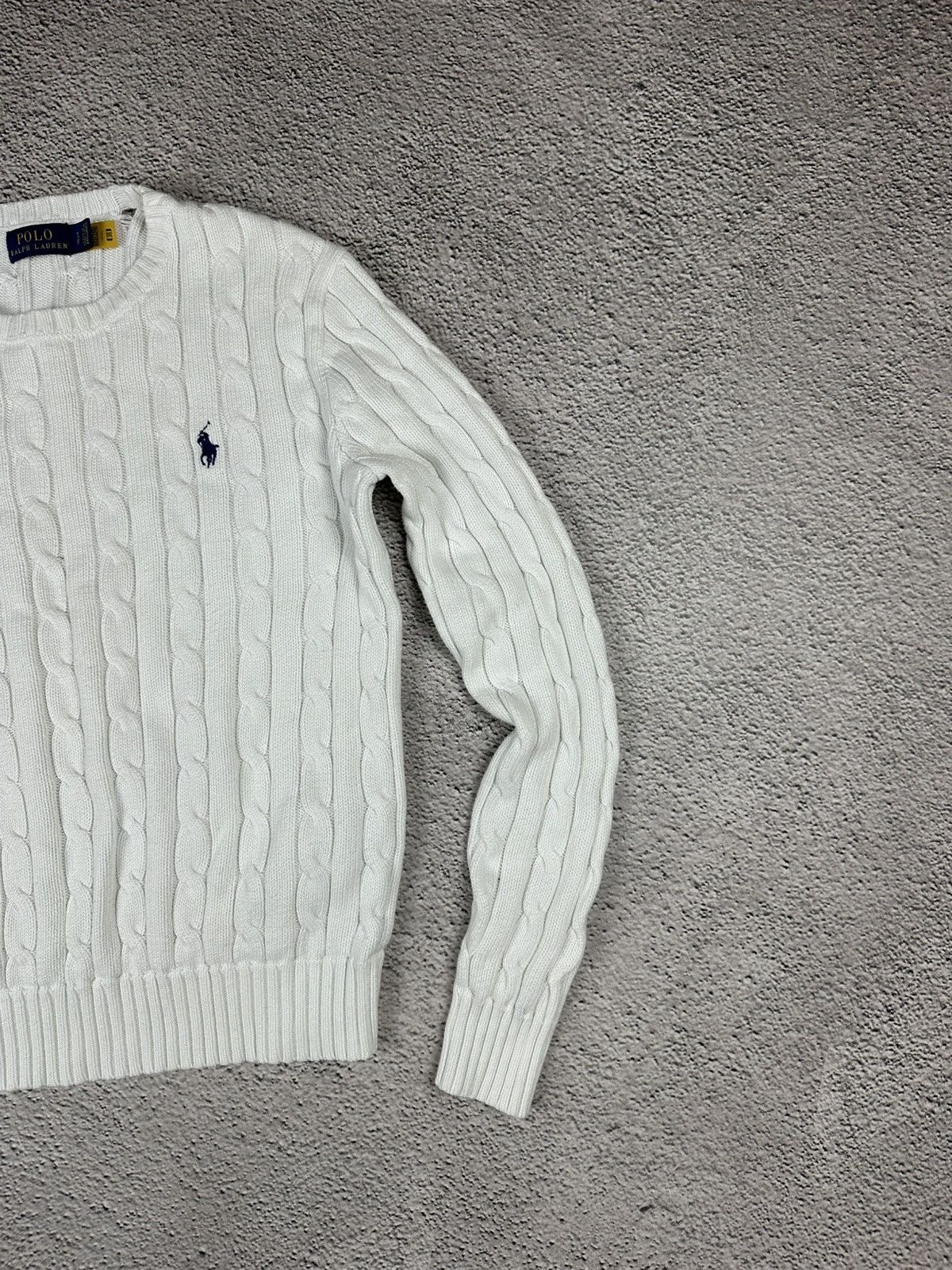 Polo Ralph Lauren Vintage Polo Ralph Lauren Knitwear V-Neck Stripes Sweater Size S / US 4 / IT 40 - 4 Thumbnail