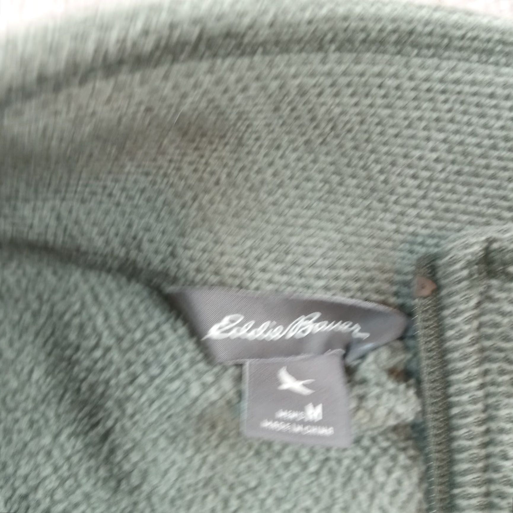 Eddie Bauer Eddie Bauer Green Mens Medium 1/4 Zip Mock Neck Pullover Sweater Long Sleeve Polyester Size US M / EU 48-50 / 2 - 5 Thumbnail