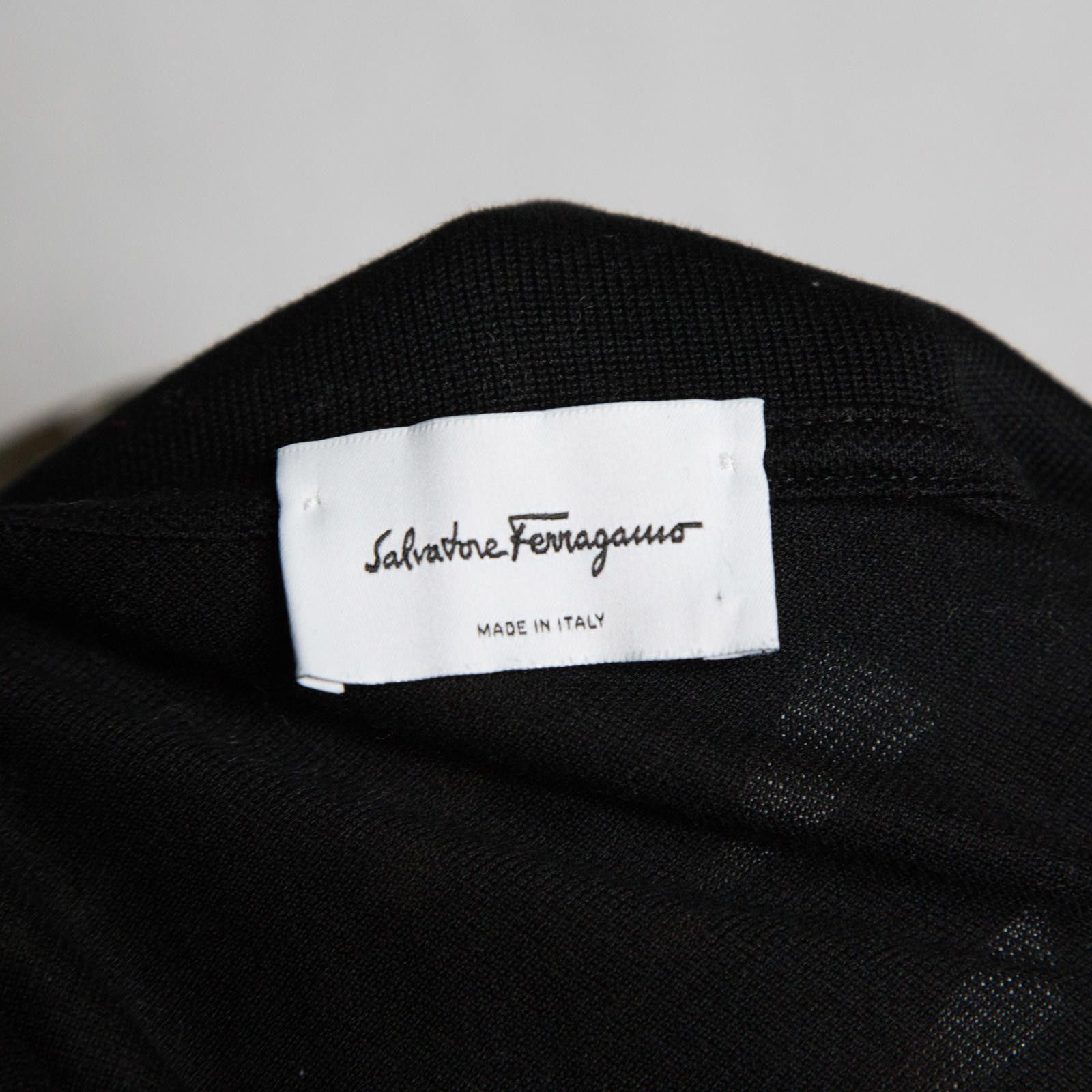 Salvatore Ferragamo Men’s Salvatore Ferragamo Black Polo Shirt Sz Small Size US S / EU 44-46 / 1 - 3 Thumbnail
