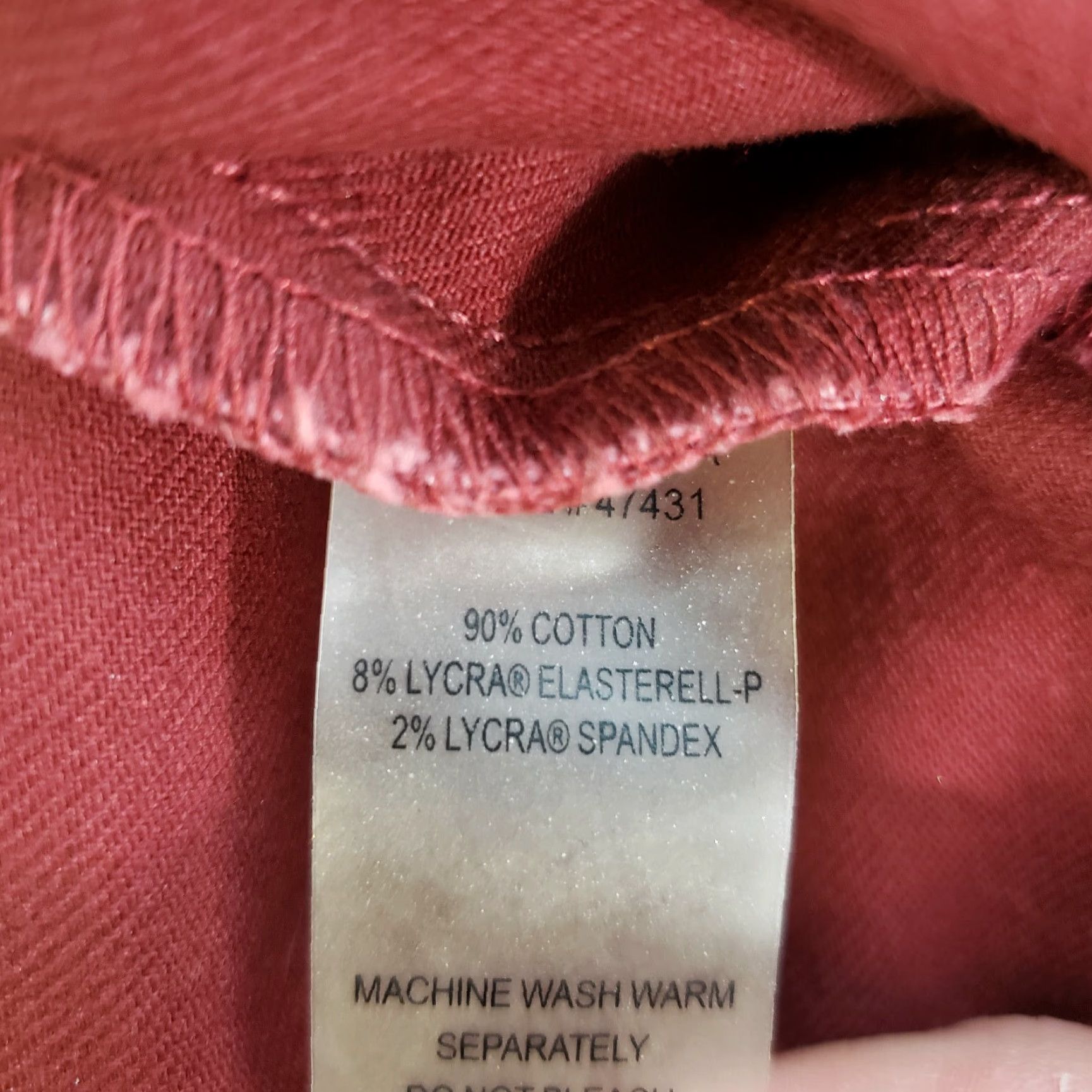 Soft Surroundings Soft Surroundings Womens Metro Legging Jeans Sz M Tall Brick Red Pull On Jeans Size 32" / US 10 / IT 46 - 6 Thumbnail