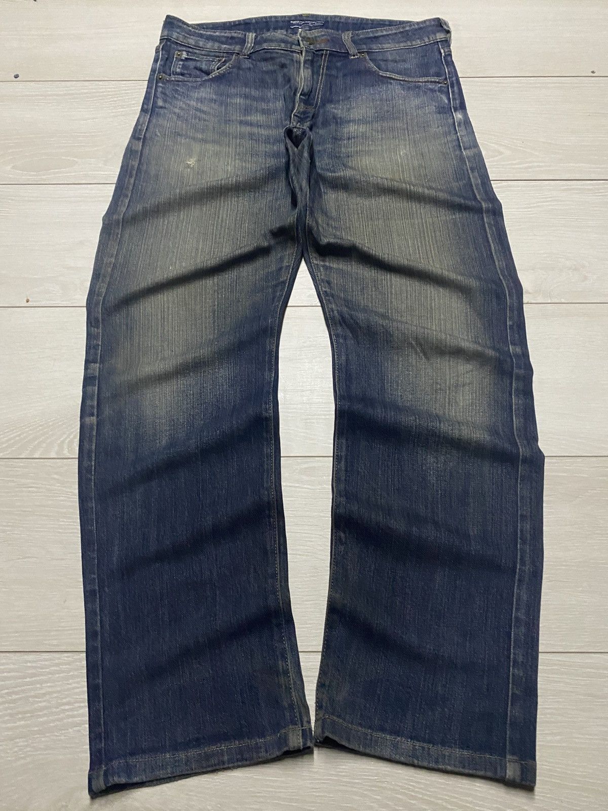VILLAND Vintage Villanf Mud Wash Slim Fit Jeans Size US 33 - 1 Thumbnail