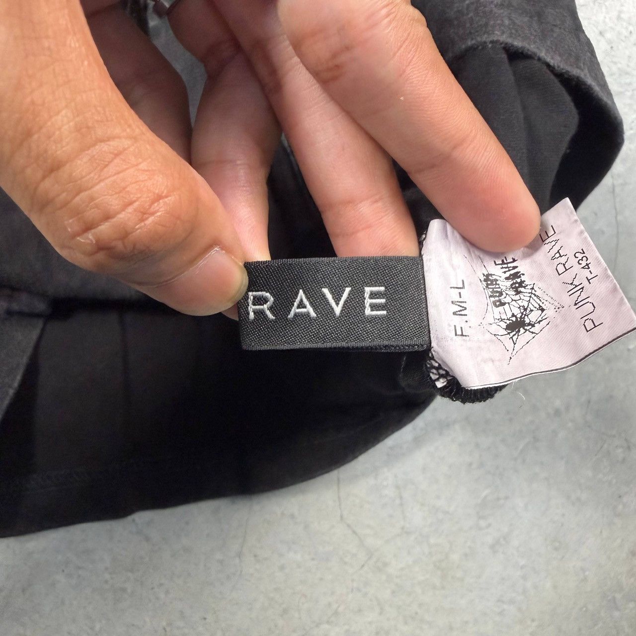 14th Addiction Punk Rave Goth Cyberpunk Mesh Cutout Hooded Top Size M / US 6-8 / IT 42-44 - 13 Thumbnail