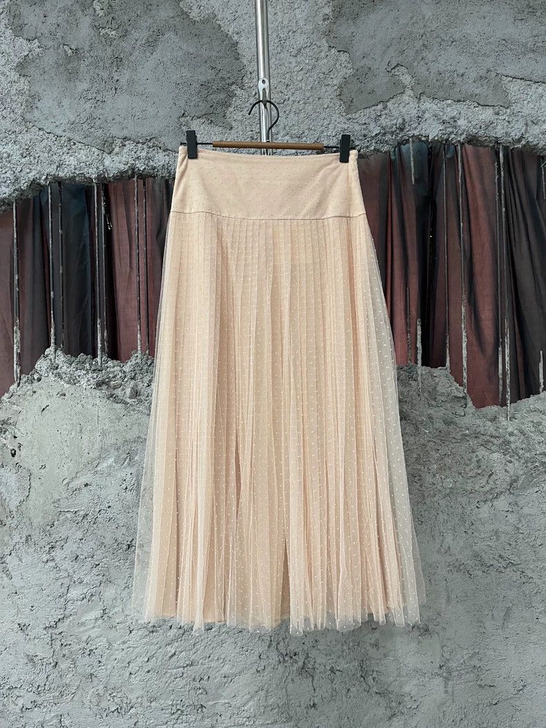 Dior Elegant Dior Mesh Skirt-dmc Size US 36 / EU 52 - 1 Thumbnail