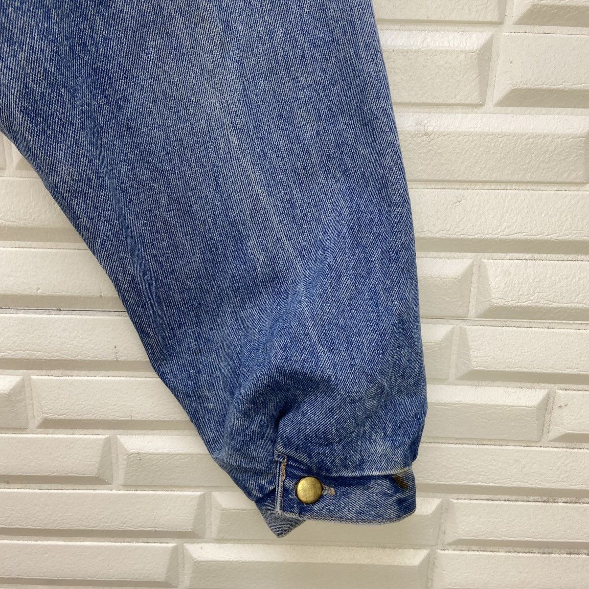 Japanese Brand × Vintage Vintage Japanese Brand Creem Trucker Denim Cropped Jacket Size US M / EU 48-50 / 2 - 11 Thumbnail