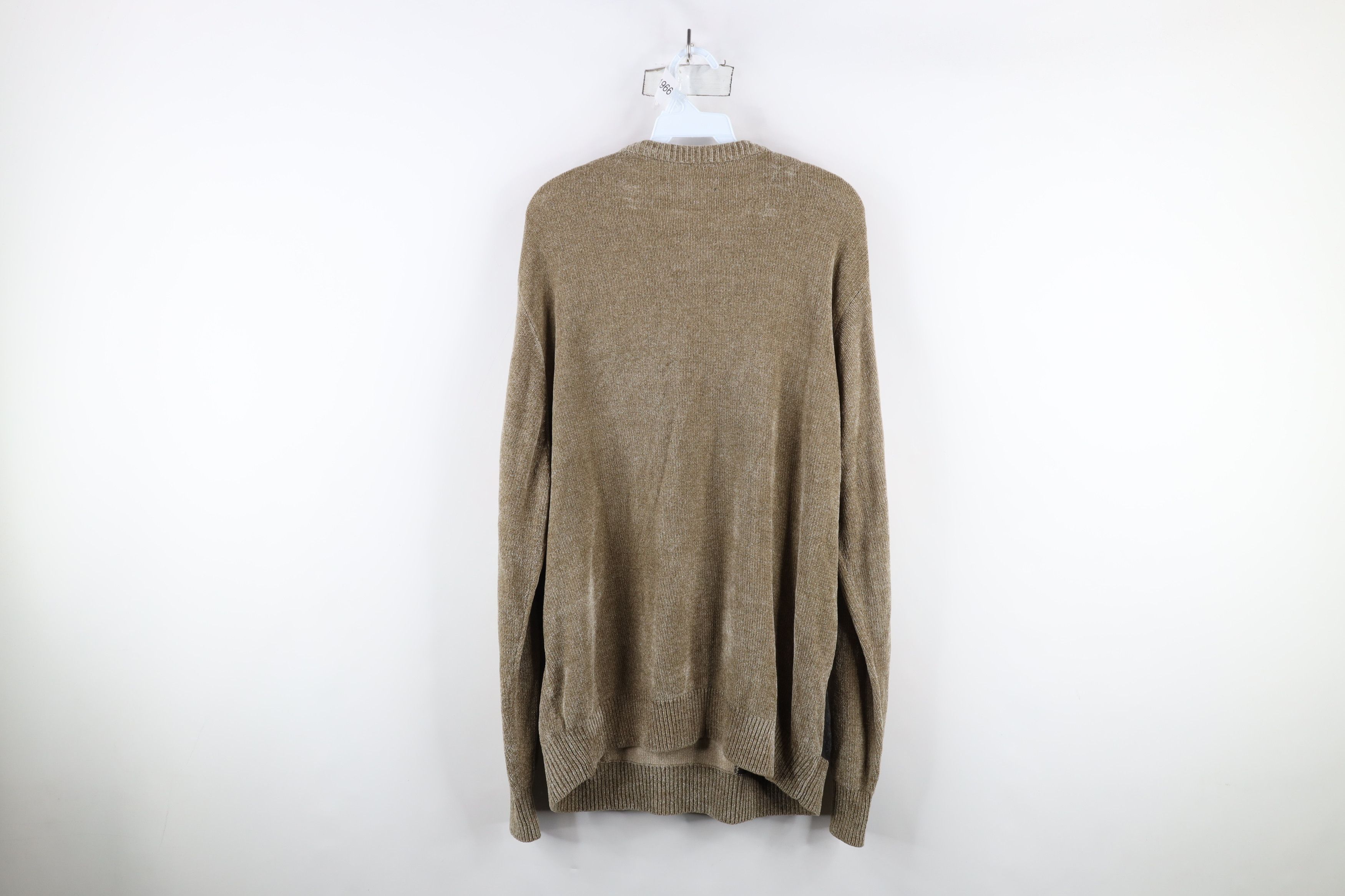 Vintage Vintage 90s Streetwear Checkered Fleece Crewneck Sweater Size US XXL / EU 58 / 5 - 12 Thumbnail