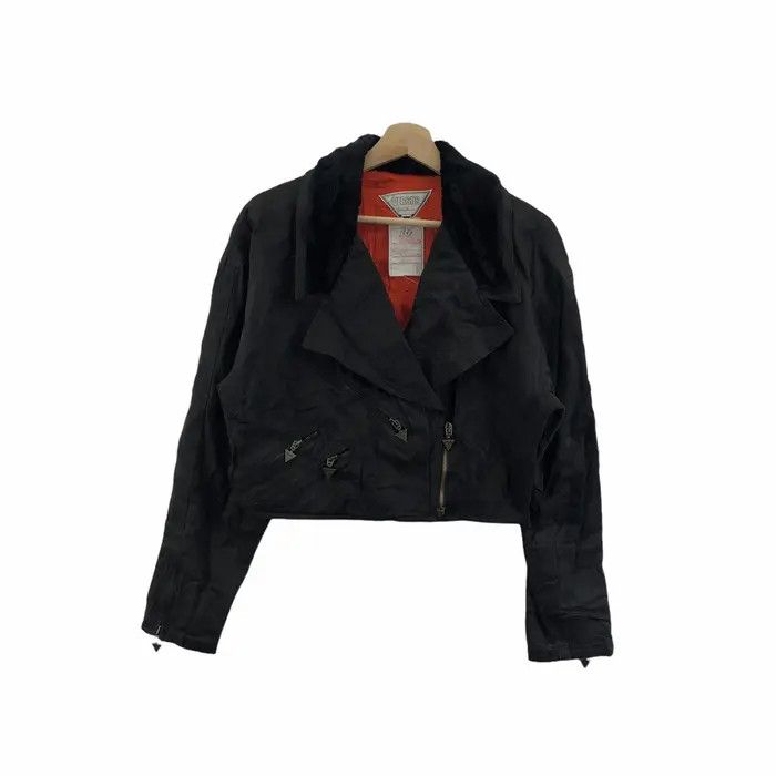 Versus Vtg 90’ GIANNI VERSACE VERSUS Cropped Top Jacket Donatella Size L / US 10 / IT 46 - 1 Thumbnail