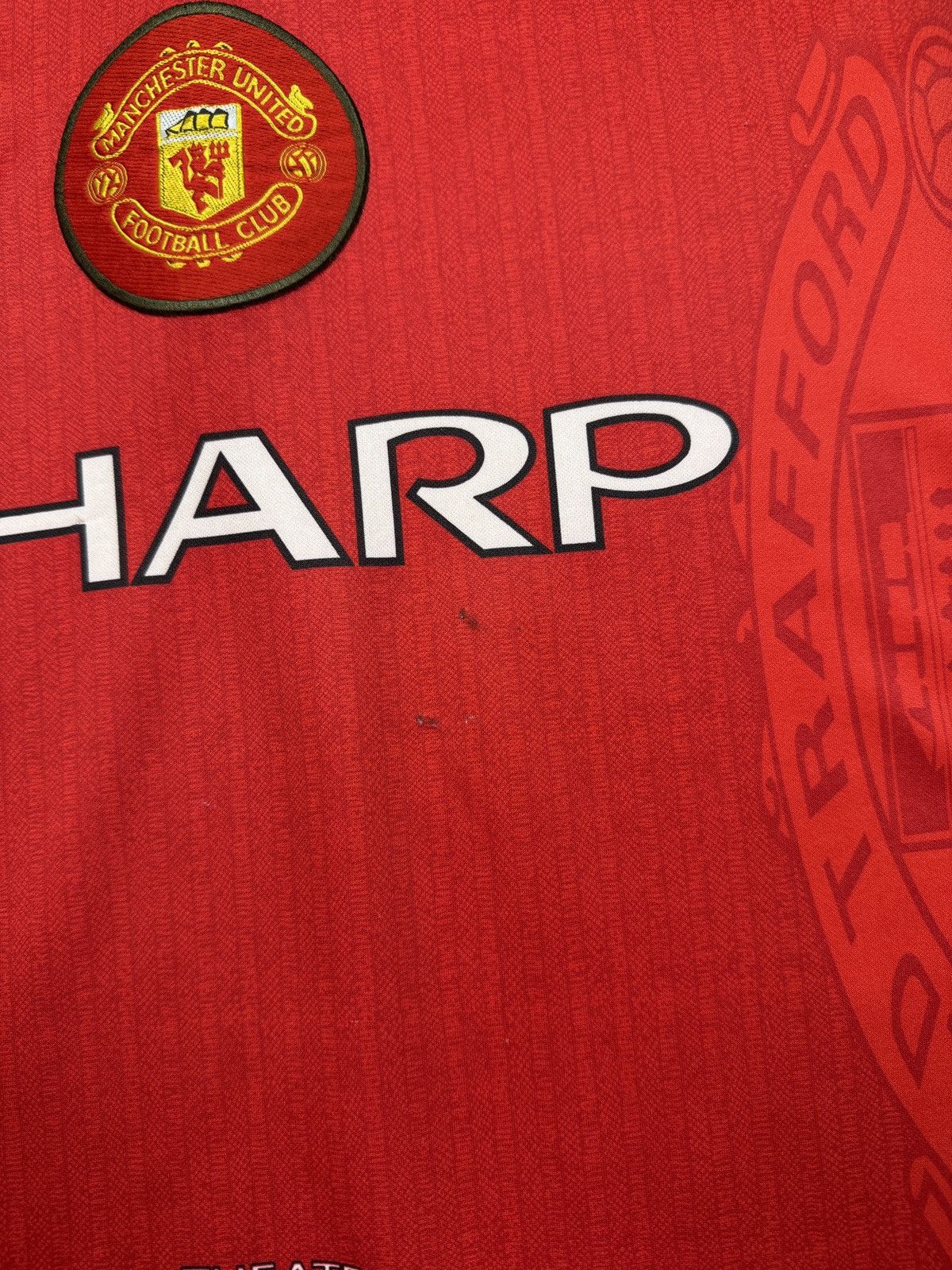 Umbro UMBRO SHARP MANCHESTER UNITED 90s JERSEY Size US M / EU 48-50 / 2 - 14 Thumbnail