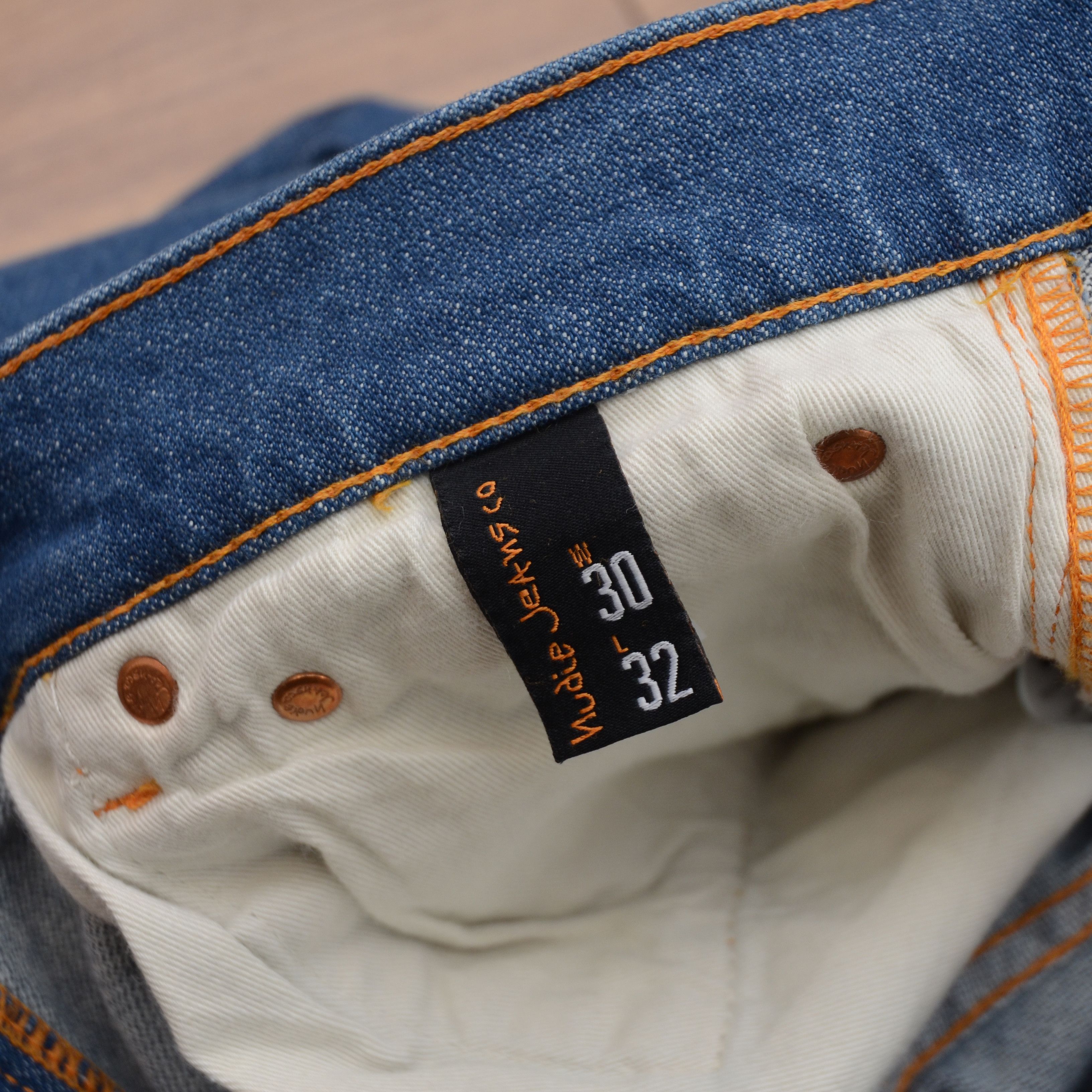 Nudie Jeans Nudie Jeans Lean Dean Lean Dean Broken Twill Slim W30 L32 Size US 30 / EU 46 - 14 Thumbnail