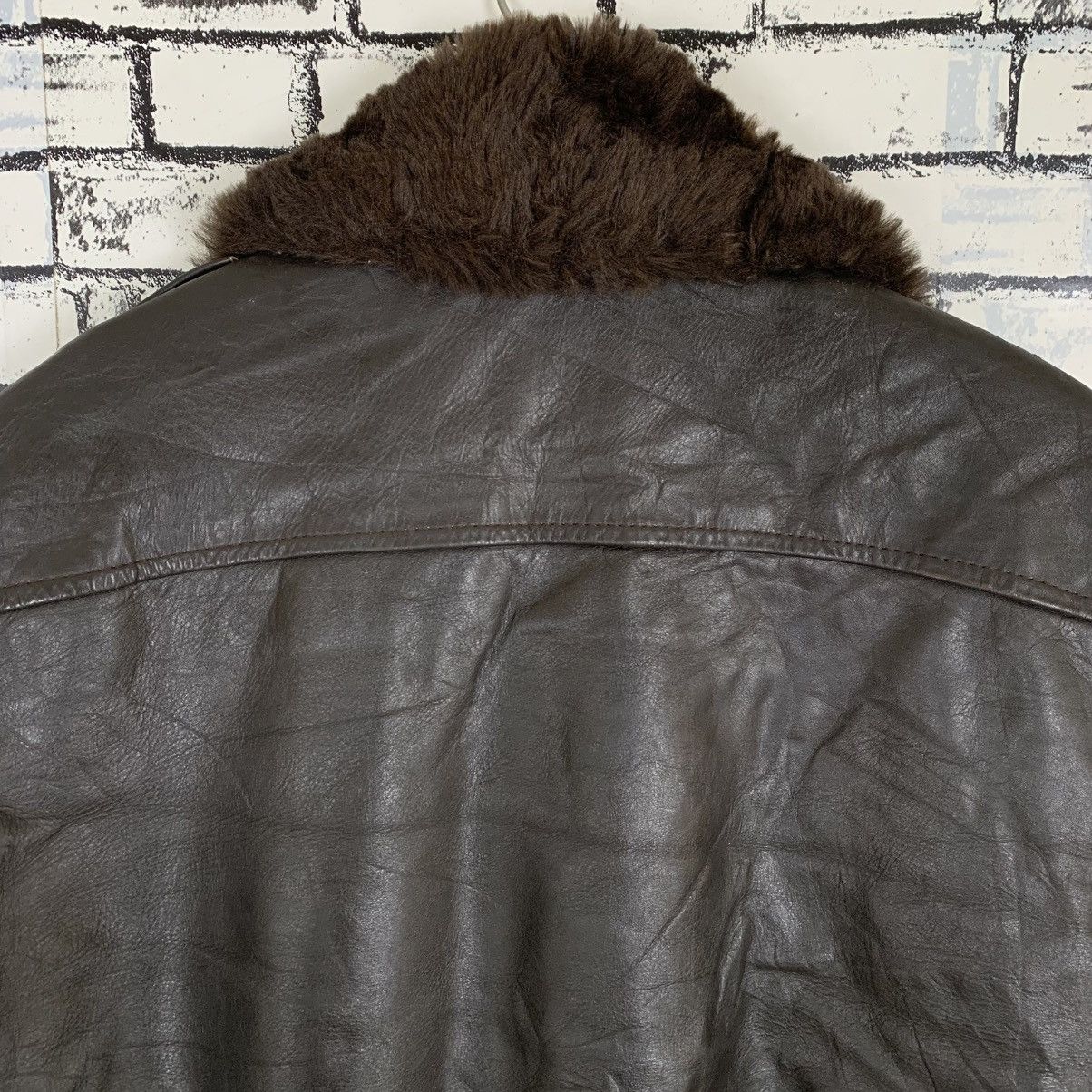Cooper × Genuine Leather × Vintage Vintage Cooper Sportwear Sherling Leather Jacket Size US M / EU 48-50 / 2 - 8 Thumbnail