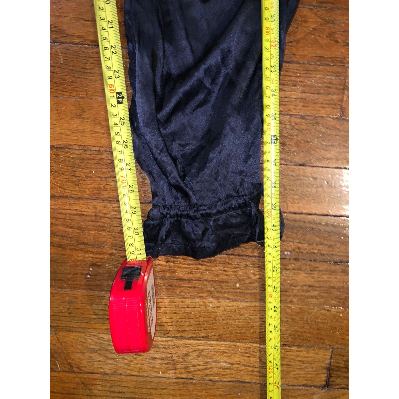 Joie × Vintage Joie Black Silk Cargo Pants Womens Size 28 Y2K Parachute Size 28" / US 6 / IT 42 - 6 Thumbnail