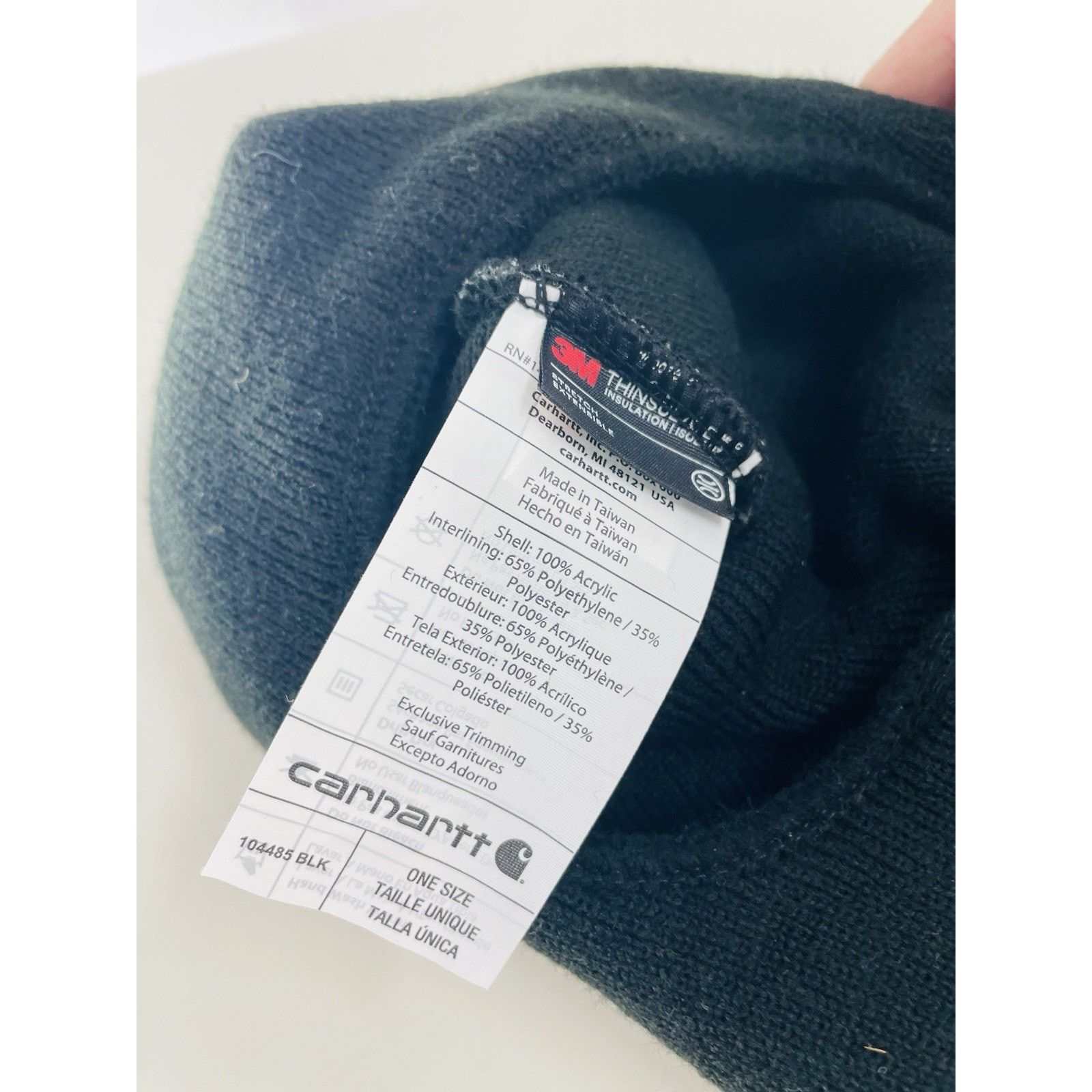 Carhartt Carhartt Balaclava Mens One Size Black Ski Face Mask Size ONE SIZE - 5 Thumbnail