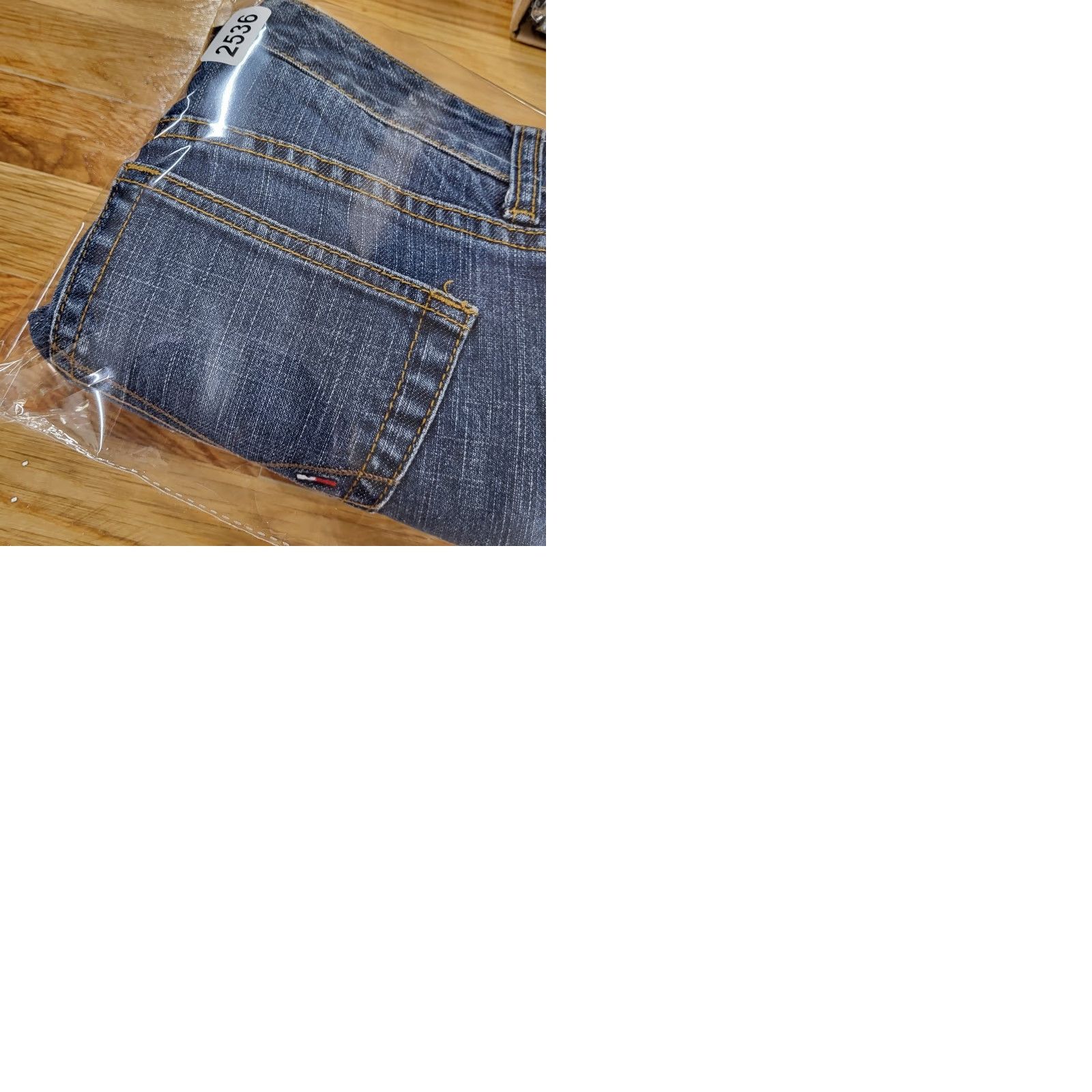 Tommy Hilfiger Tommy Hilfiger Denim Jeans 4R Mid Rise Straight Leg Blue Medium Wash 5-Pocket Ladies Regular Fit Logo Hipster 90s Size 27" / US 4 / IT 40 - 10 Thumbnail