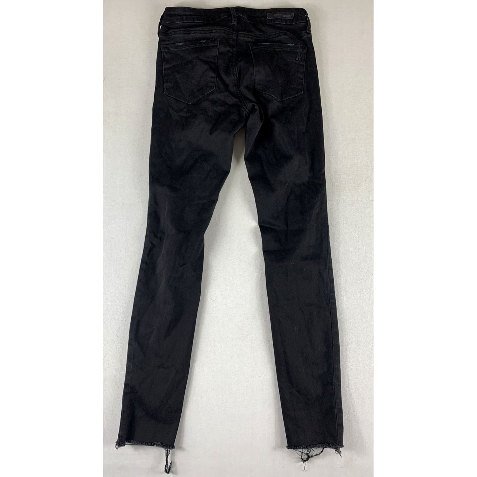 Vintage ARTICLES OF SOCIETY Skinny Jeans Black Womens Size 25 Size 42" / US 20 - 2 Thumbnail