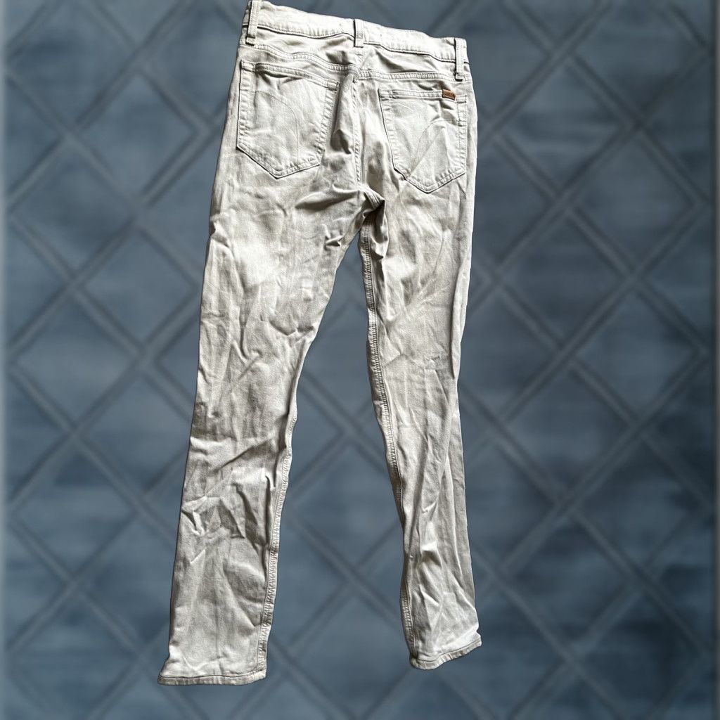 Vintage JOE'S JEANS Men's Slim Fit Straight Leg Jeans 28x30 Beige Cotton Blend Stretch Size US 28 / EU 44 - 1 Thumbnail