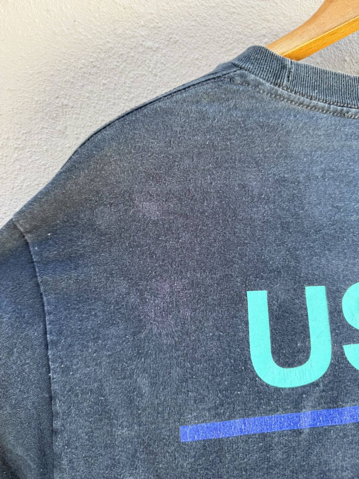 Stussy Vintage Stussy Us 80 Worldwide Streetwear Skate Faded Tee Size US L / EU 52-54 / 3 - 9 Thumbnail
