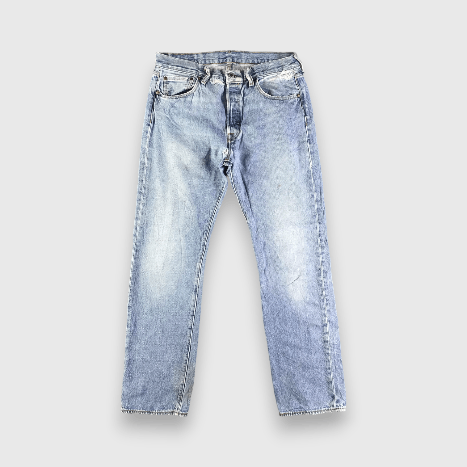 Levi's Vintage Blue Wash Levis 501 Jeans-J4312 Size US 33 - 1 Thumbnail