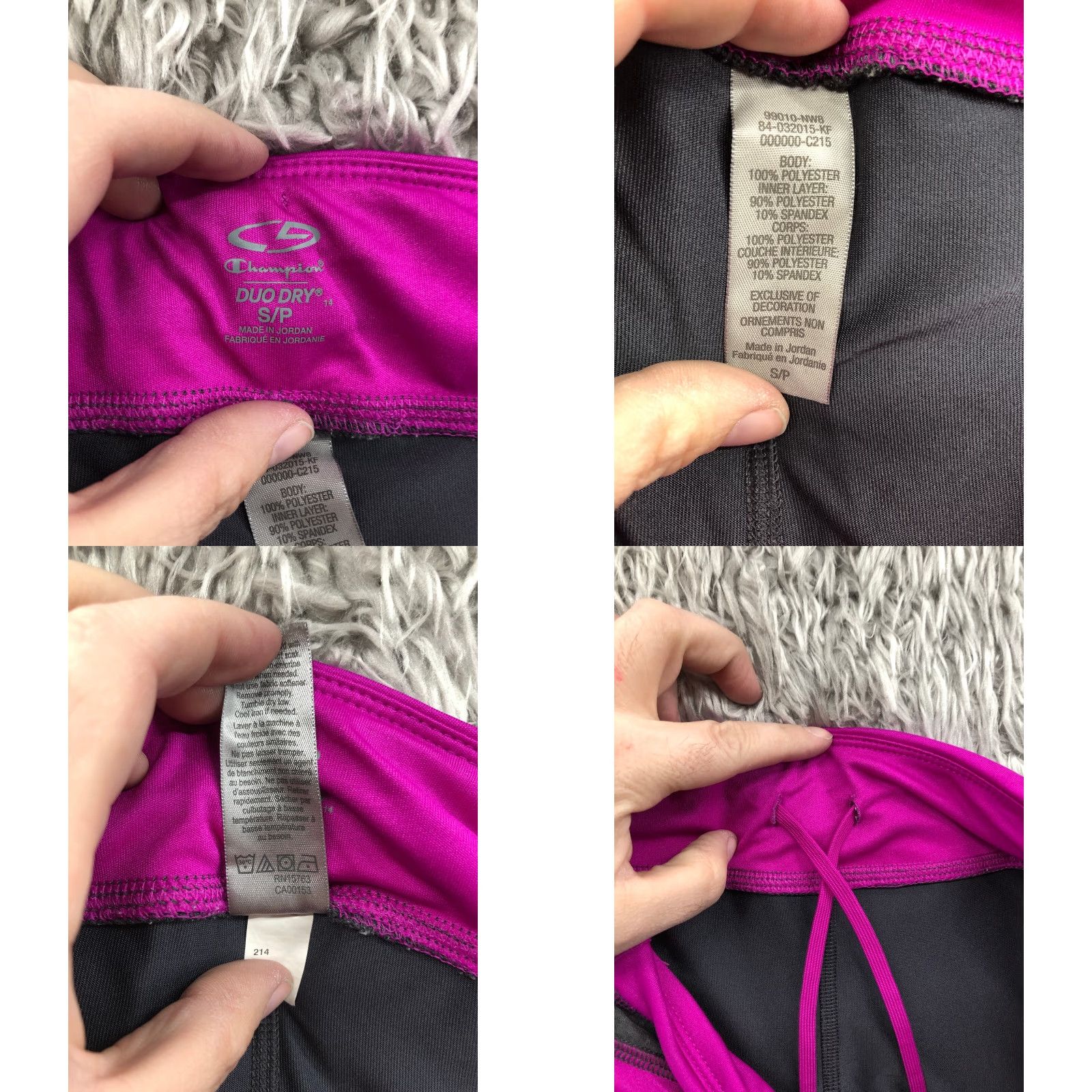 Champion C9 Champion Skort Womens Size S Gray Pink Duo Dry Draw String Shorts Skort Athletic Activewear Womens Size ONE SIZE - 8 Thumbnail