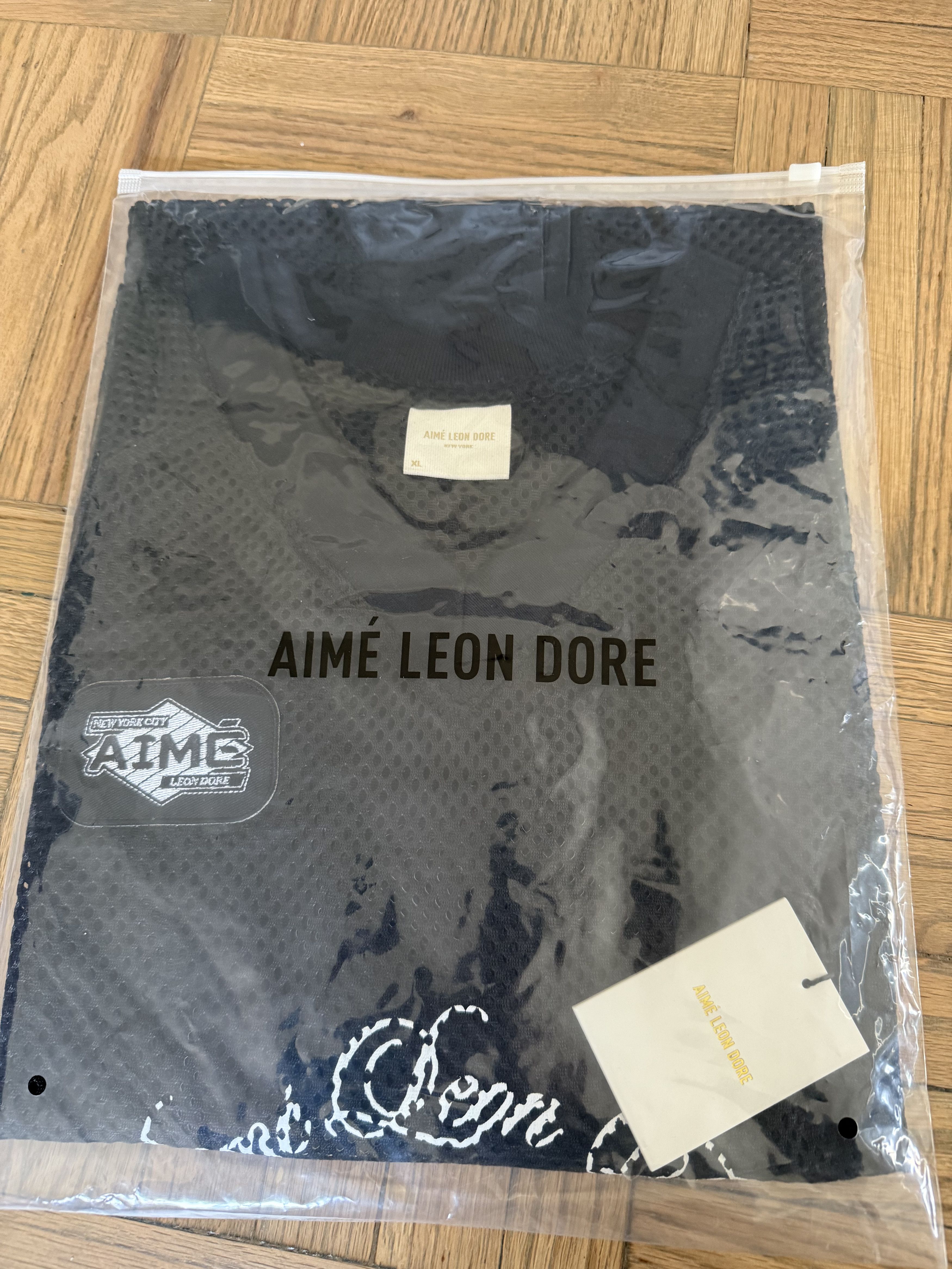 Aime Leon Dore Aime leon dore Collarband denim jacket Navy size LARGE Size US L / EU 52-54 / 3 - 8 Thumbnail