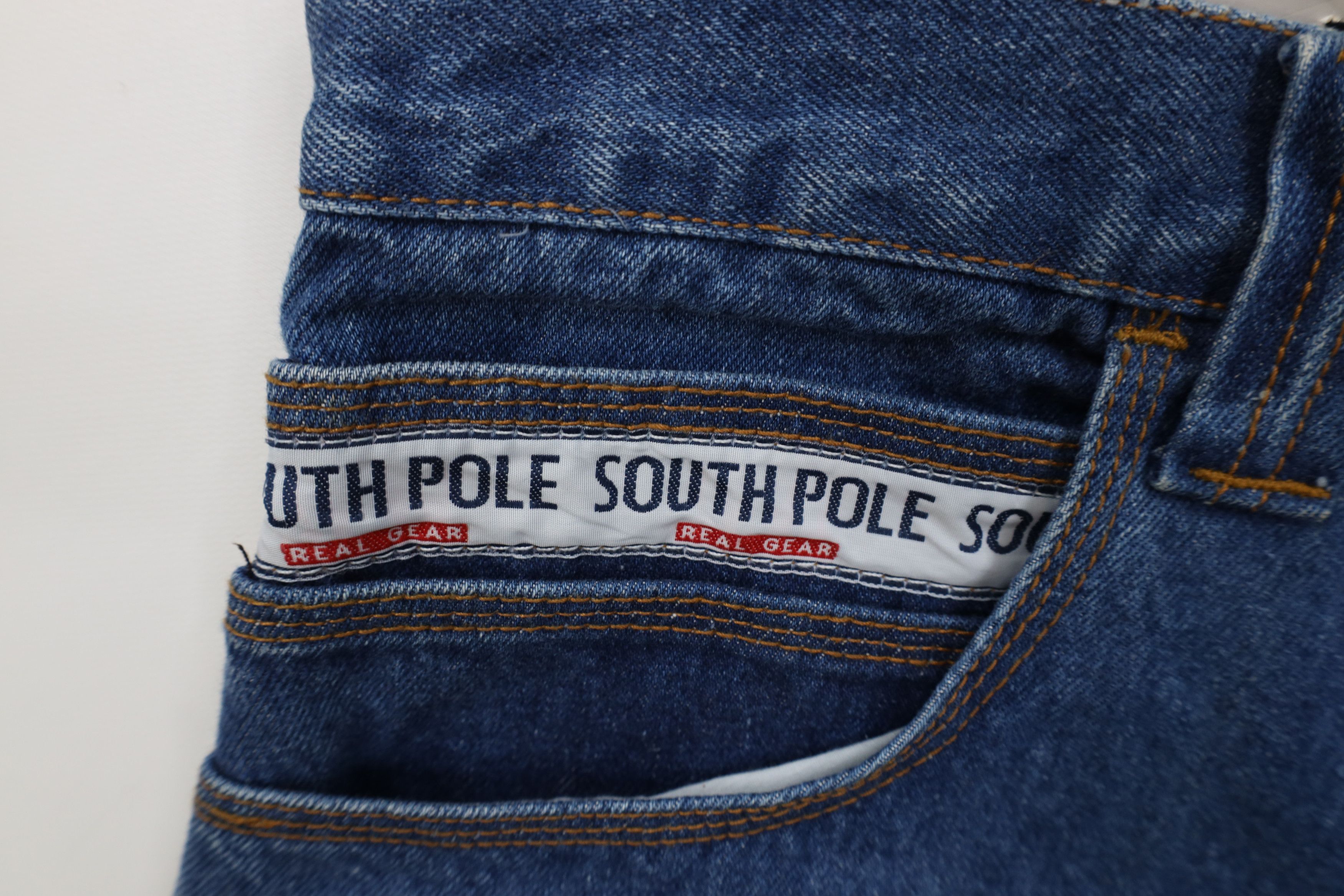 Southpole Deadstock Vintage 90s Y2K Southpole Fit Wide Leg Denim Jeans Size US 36 / EU 52 - 7 Thumbnail