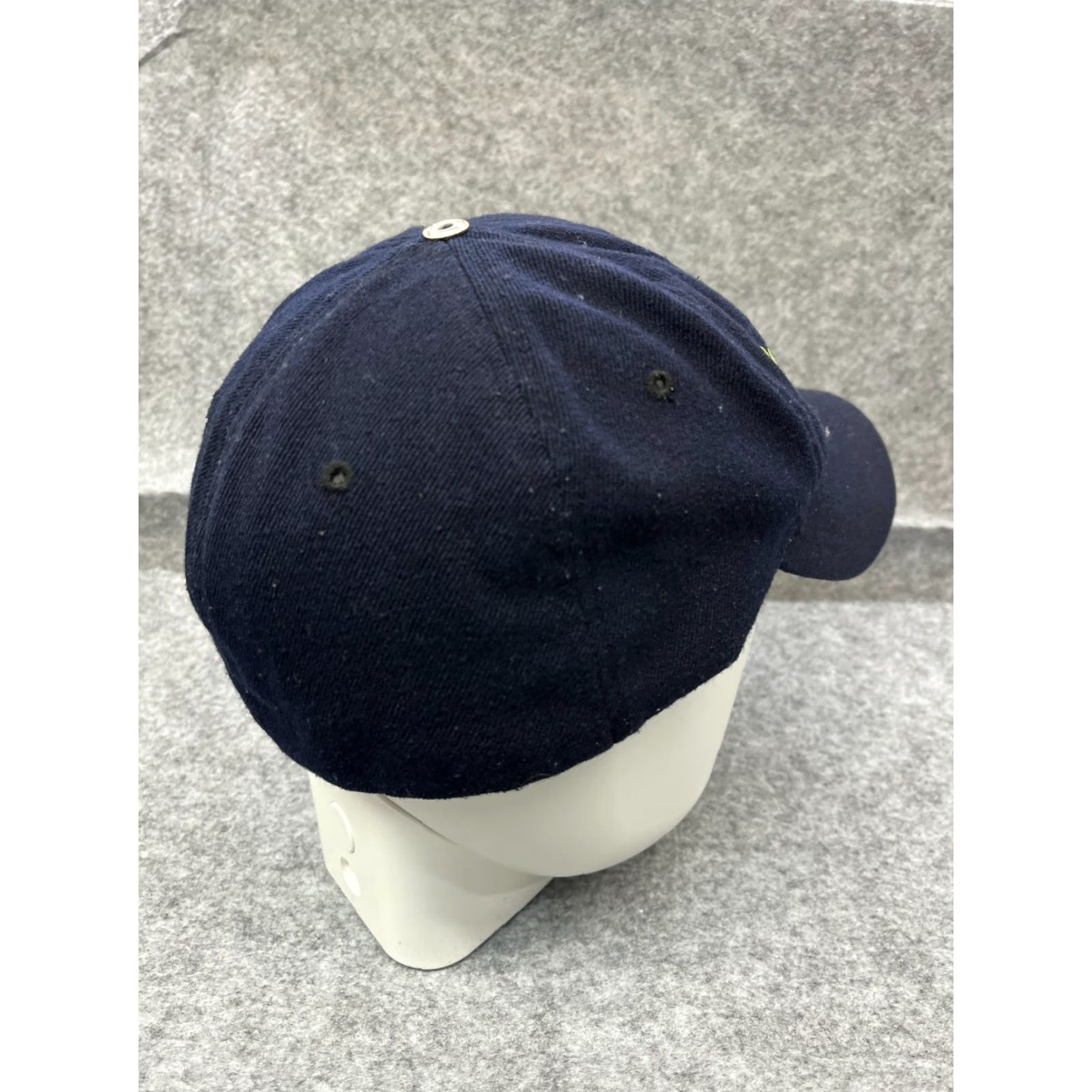 Zephyr VINTAGE Zephyr Hat Cap Baseball Adult XL Blue Knit Lightweight Stretch Bread Bakery Theme Mens Size ONE SIZE - 7 Thumbnail