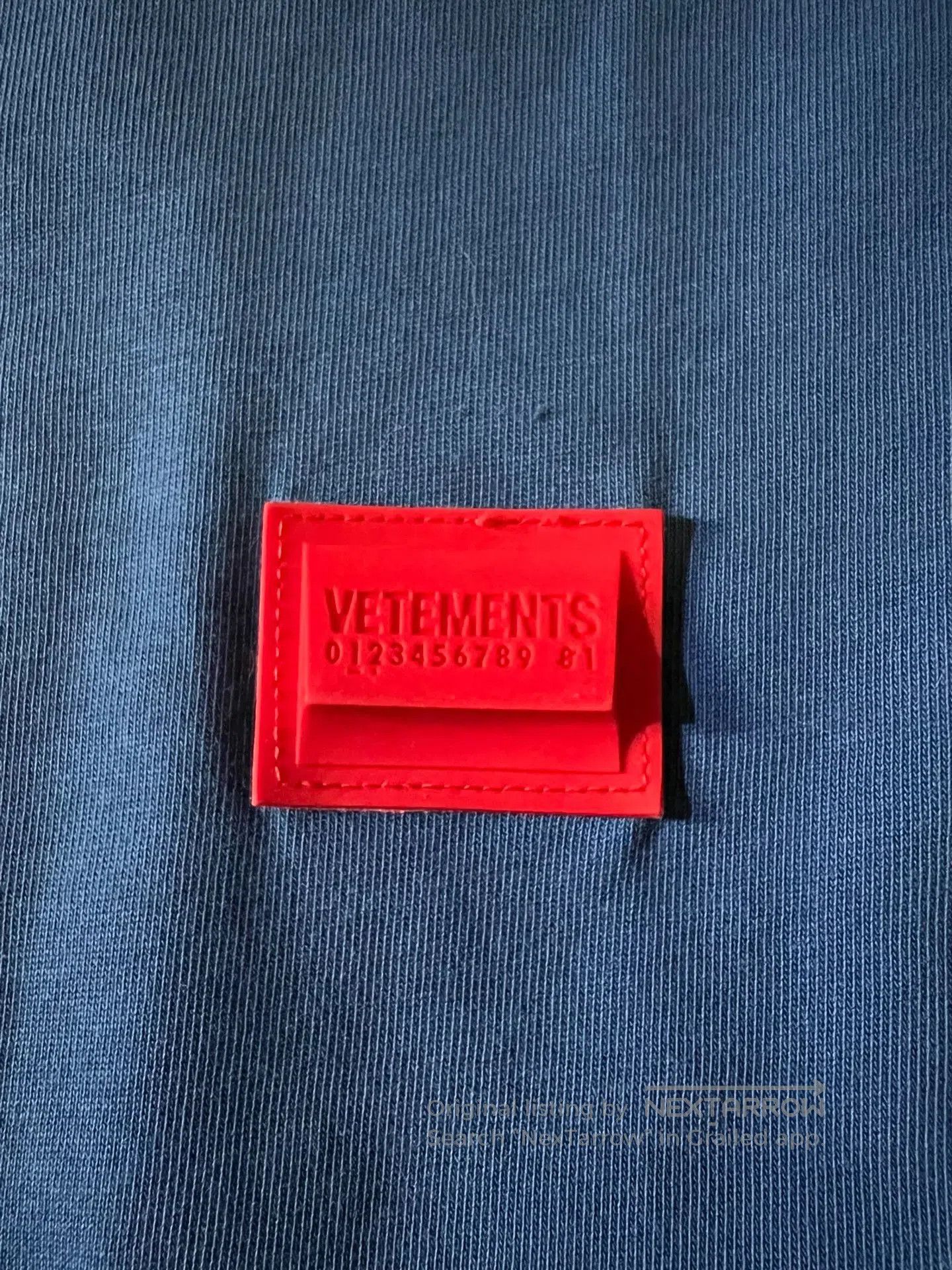 Vetements Vetements Large Rubber Slogan Short-Sleeve T-Shirt. Size US L / EU 52-54 / 3 - 3 Thumbnail