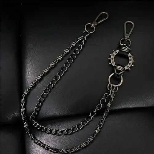 Jewelry 2 Layer Waist Punk Wallet Chain Size ONE SIZE - 3 Thumbnail