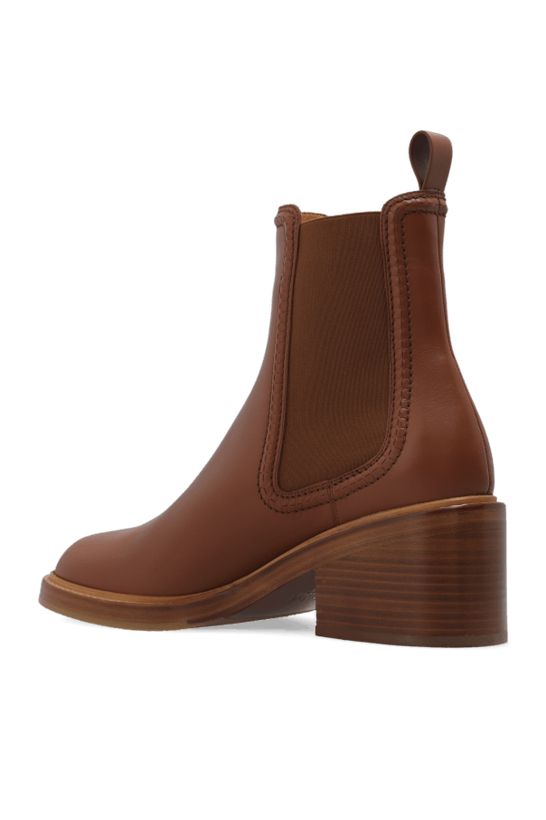 Chloe o1loc1c0325 CHC23 Mallo Ankle Boots in Caramello Size US 11 / IT 41 - 4 Thumbnail