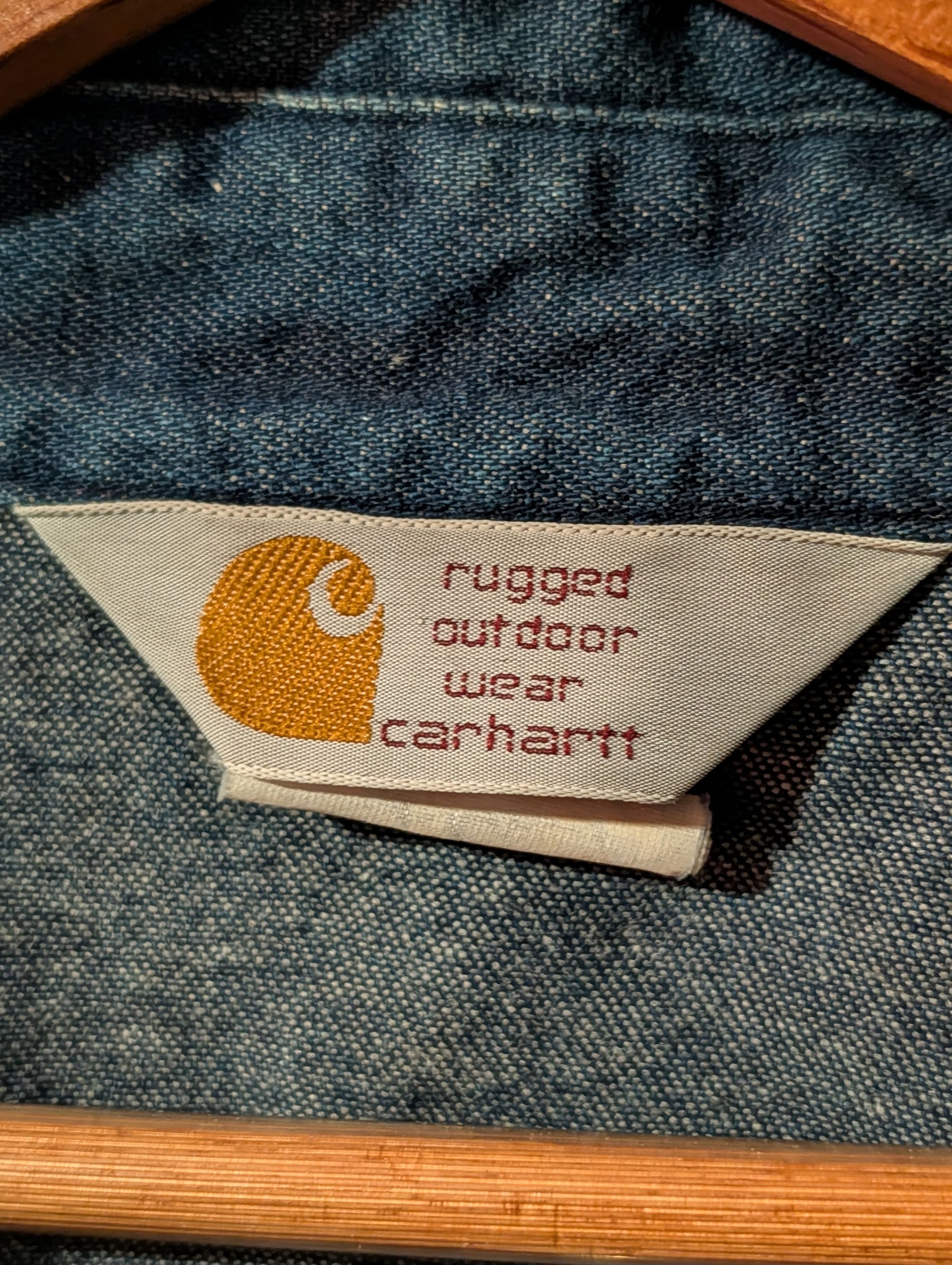 Carhartt Carhartt Rugged Outdoor Wear Denim Western Button Shirt Size US XXL / EU 58 / 5 - 2 Thumbnail