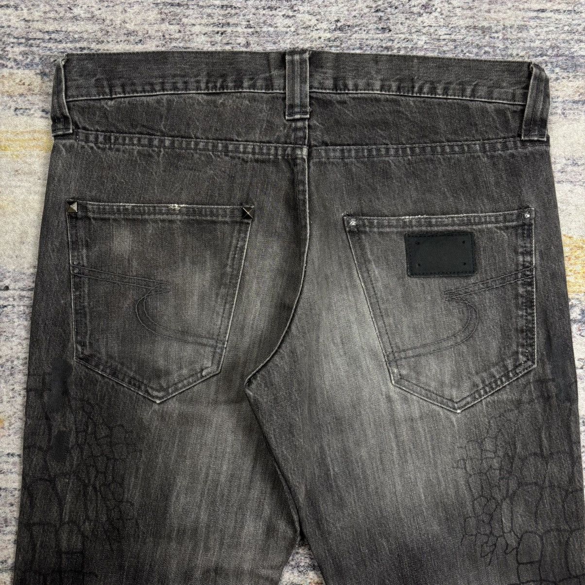 semanticdesign Semantic design studded spider web flared jeans Size US 33 - 9 Thumbnail