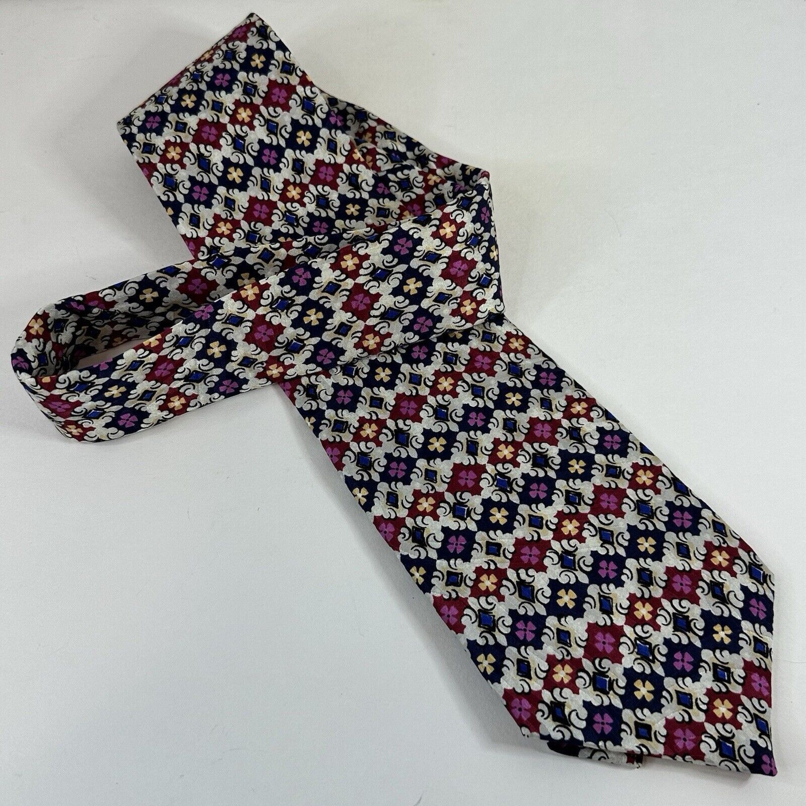 Other Paolo Rossi Designer Collection Tie Silk Multi Color Preppy Size ONE SIZE - 9 Thumbnail