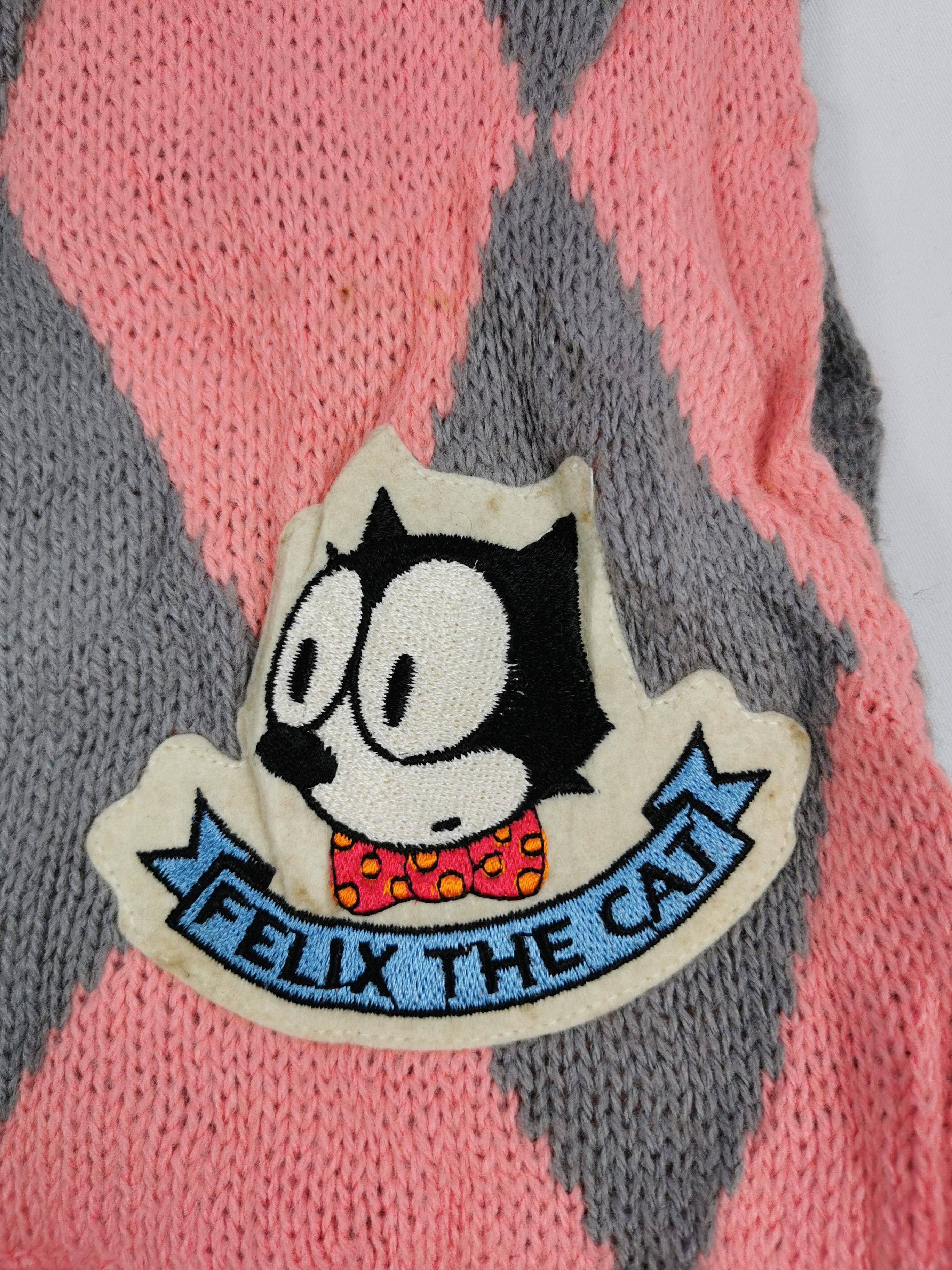 Vintage Felix the cat scarf muffler Size ONE SIZE - 4 Thumbnail