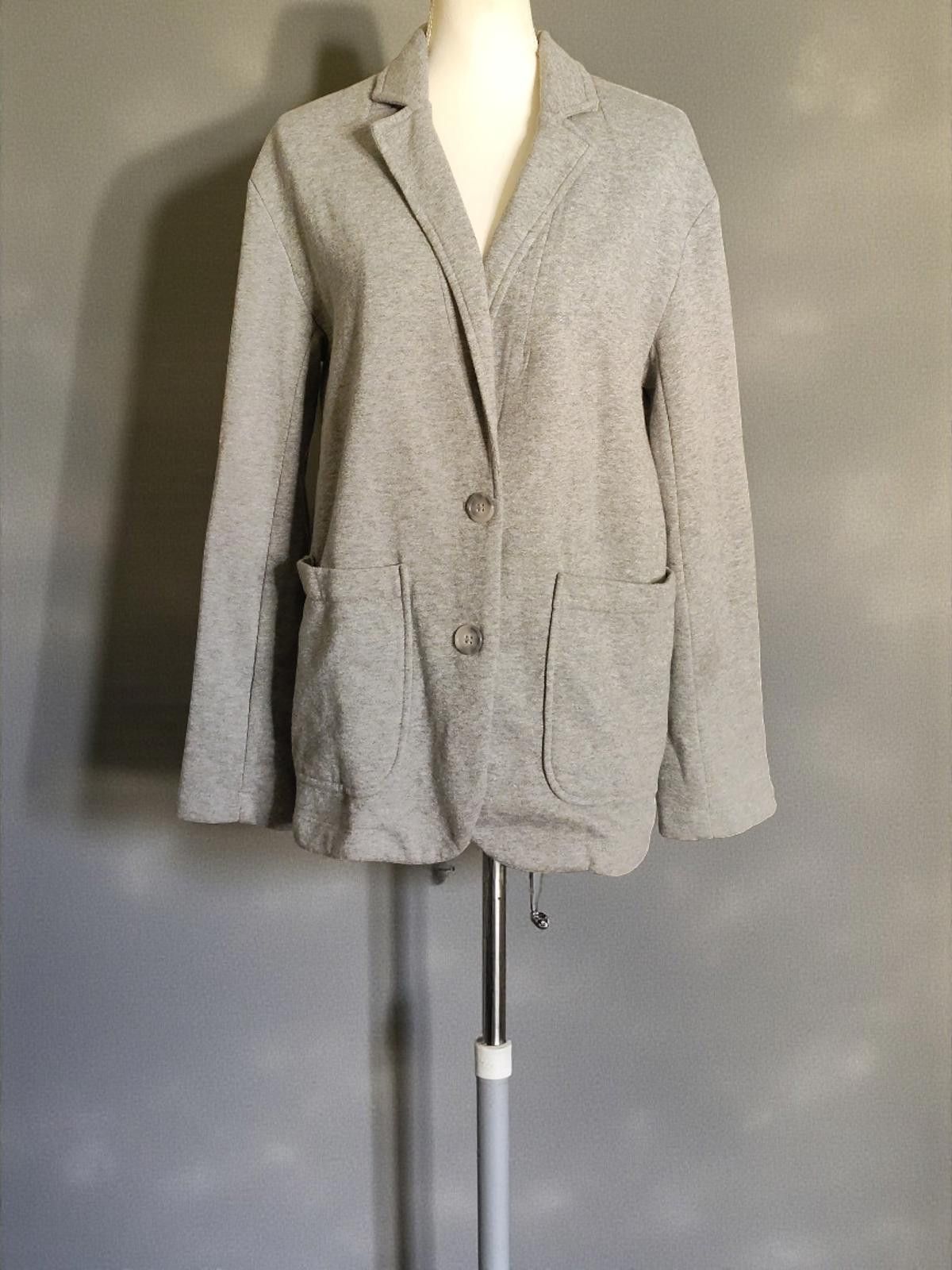 Other Universal Thread Heather Gray Knit Blazer Jacket Size Small Size S / US 4 / IT 40 - 3 Thumbnail