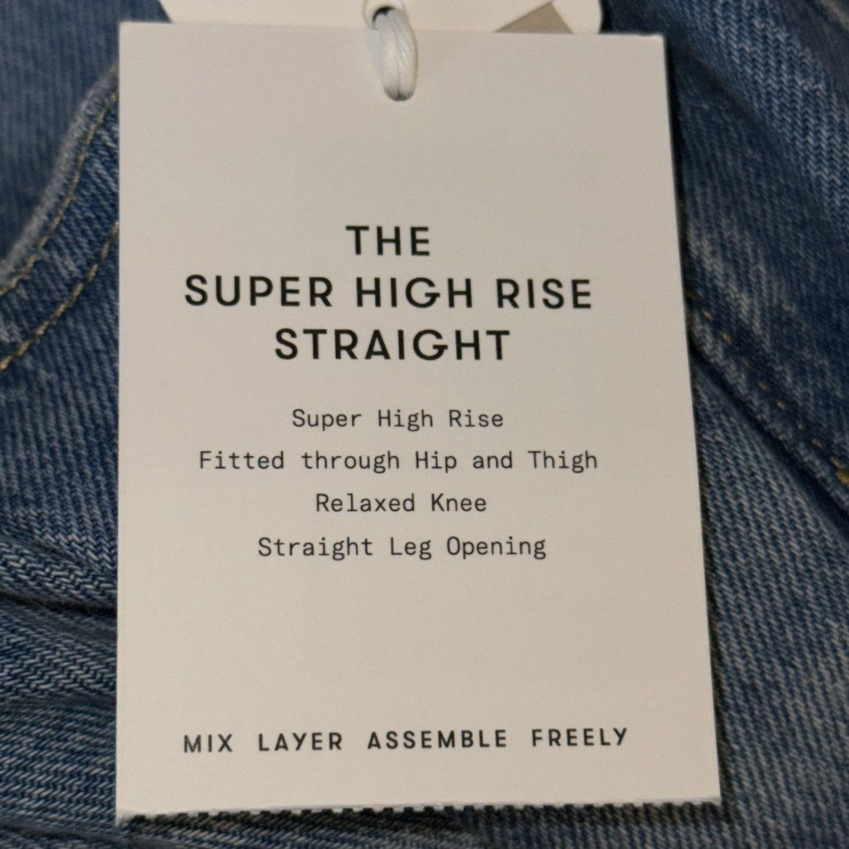 Other Free Assembly Super High Rise Straight patched jeans Size 27" / US 4 / IT 40 - 11 Thumbnail