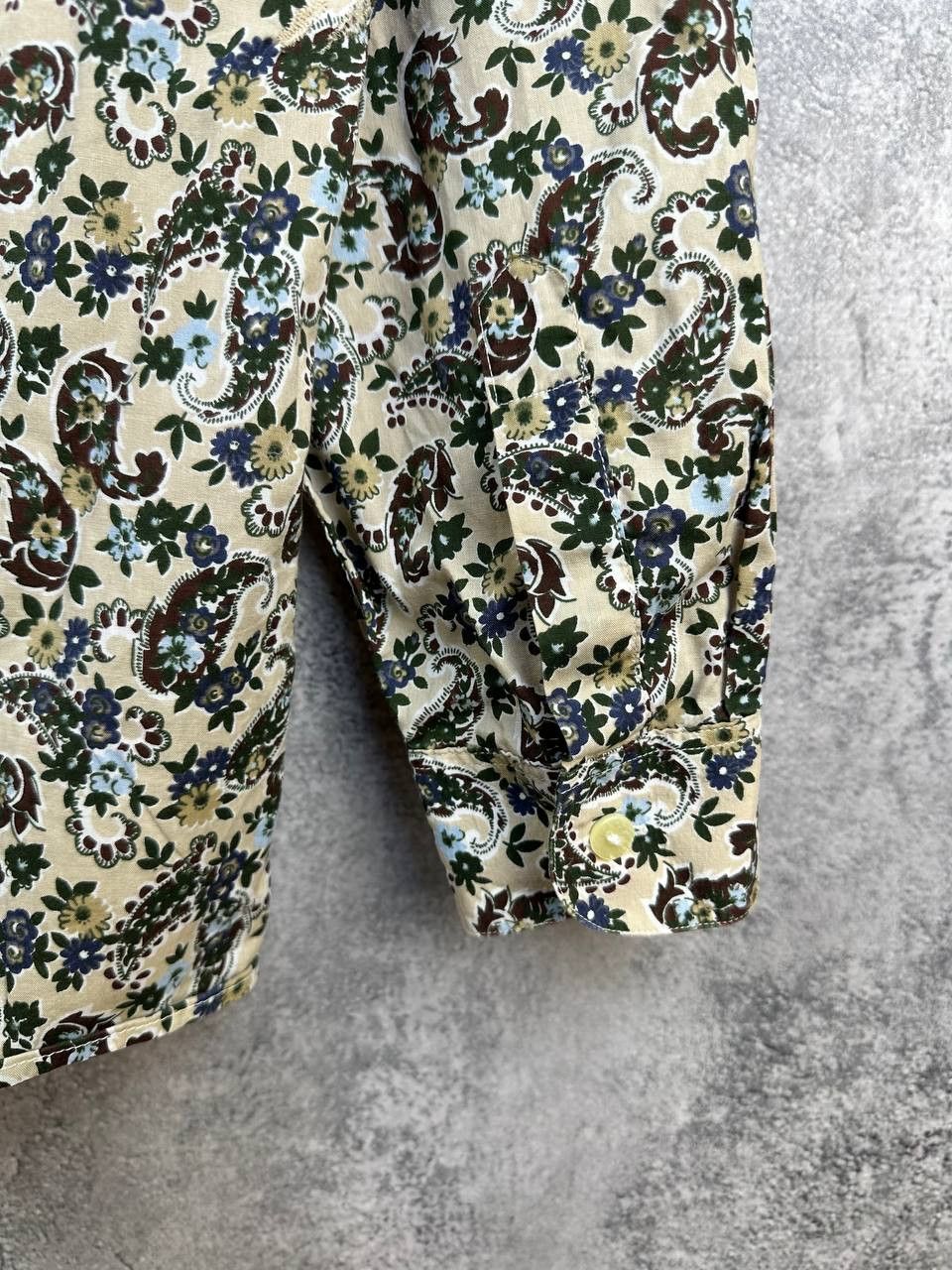 Burberry Burberrys of London France 90s Paisley Print Button Shirt Size US M / EU 48-50 / 2 - 9 Thumbnail
