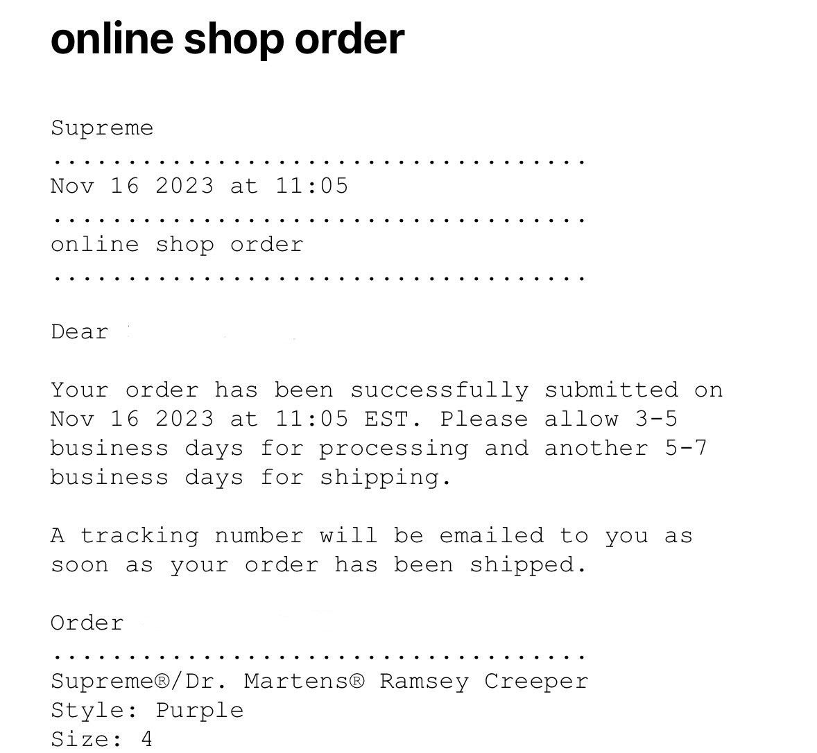 Dr. Martens × Supreme Dr Marten x Supreme Ramsey Creeper Size US 5 / EU 37 - 15 Thumbnail