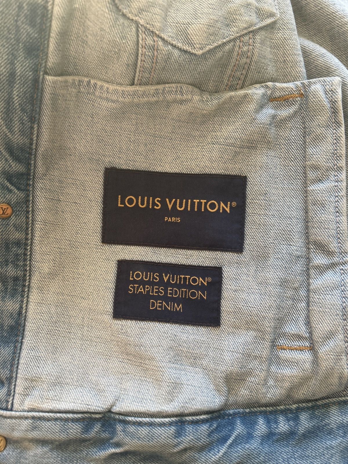 Louis Vuitton Denim Trucker Jacket Size US M / EU 48-50 / 2 - 9 Thumbnail