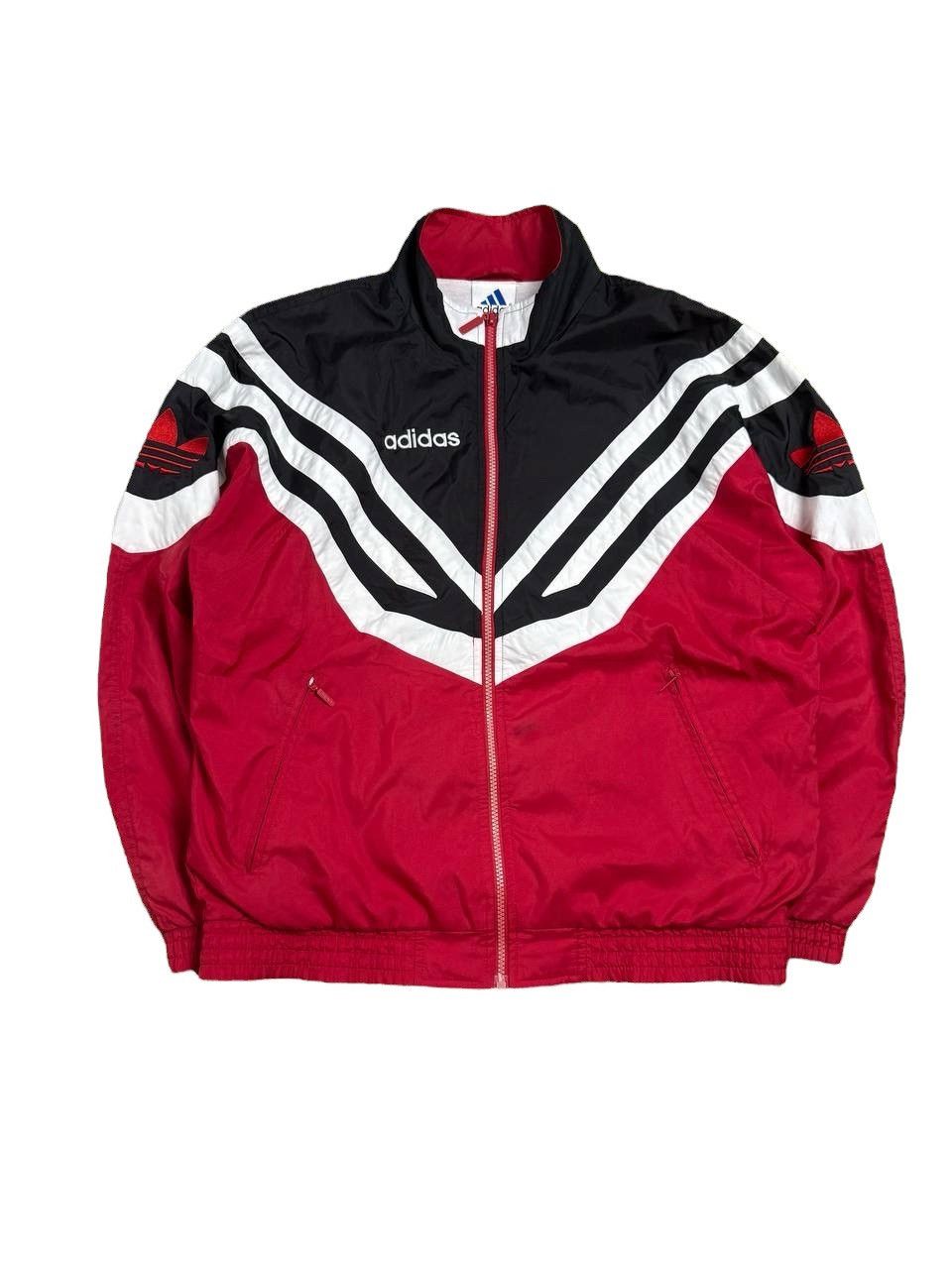 Adidas Vintage Adidas Nylon Jacket 90s Size US L / EU 52-54 / 3 - 1 Thumbnail