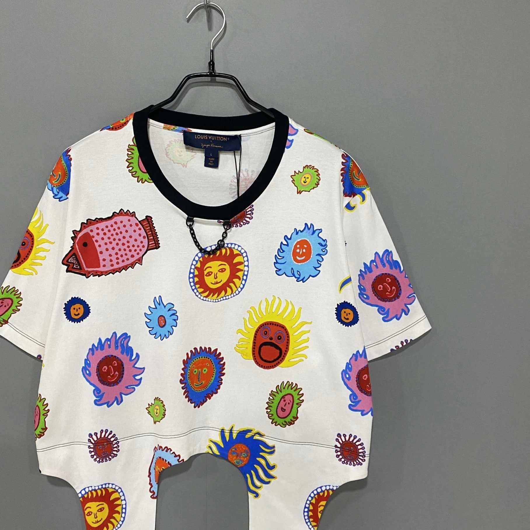 Louis Vuitton LV x Yayoi Kusama Belted Short Sleeve Top L Size L / US 10 / IT 46 - 2 Thumbnail