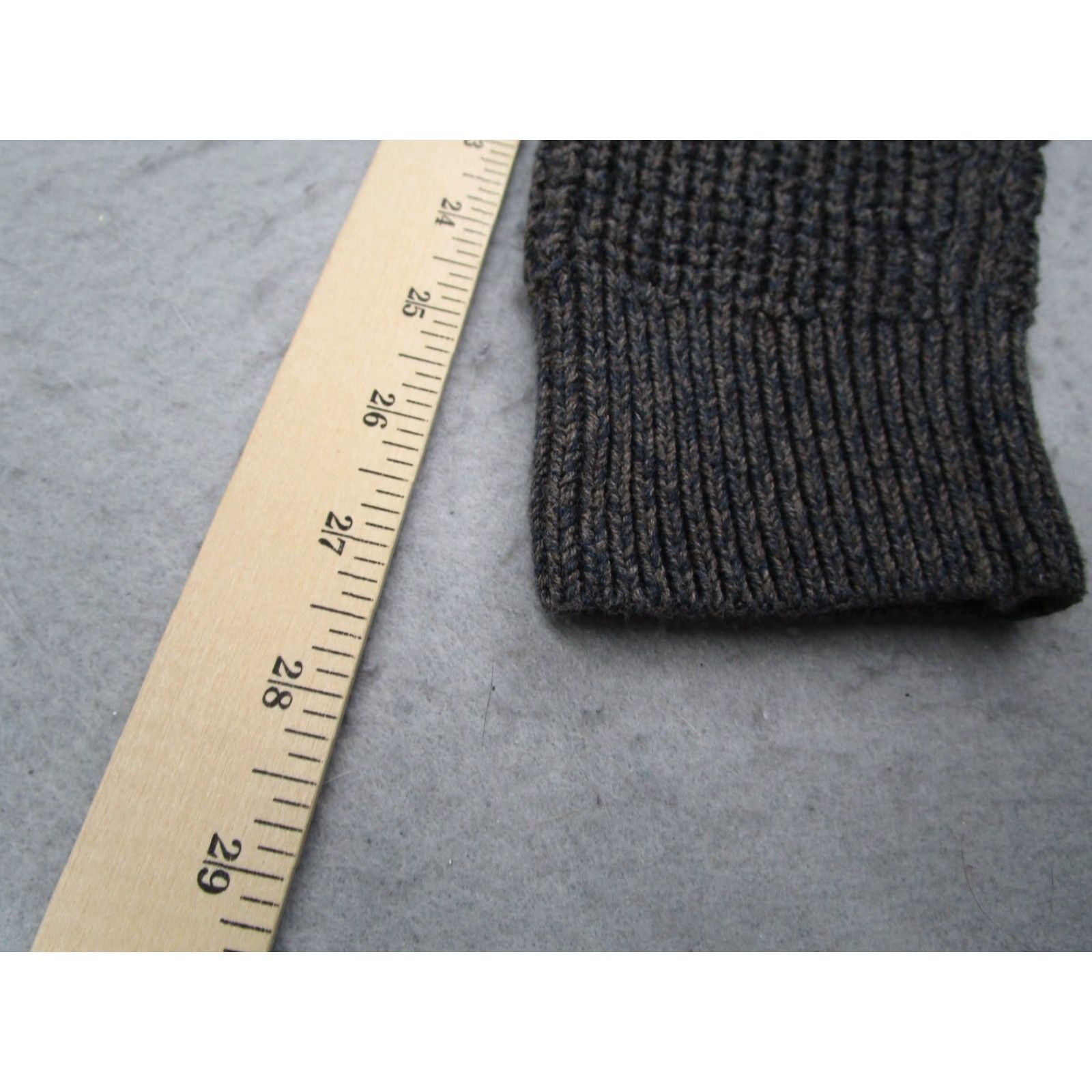 Vintage LL Bean Sweater Mens Large Tall Gray 1/4 Zip Knit Organic Pullover 90875 Size US L / EU 52-54 / 3 - 8 Thumbnail