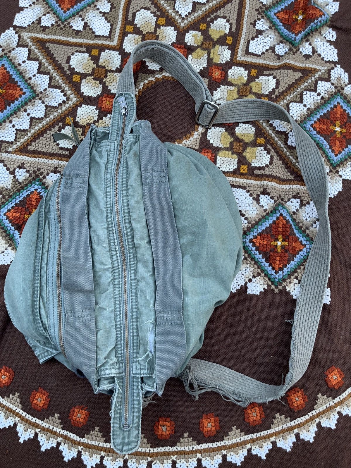 Diesel × Japanese Brand × Vintage Vintage Diesel Distressed Multi Pocket Crossbody Bag Utility Size ONE SIZE - 13 Thumbnail