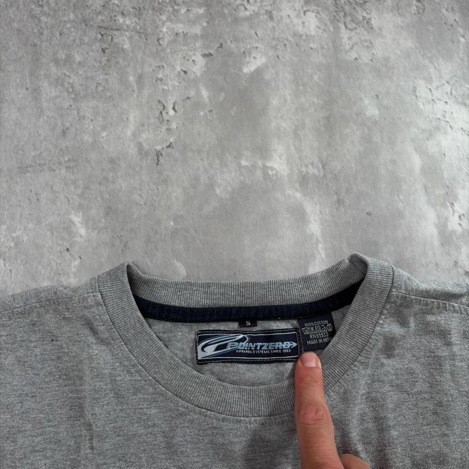 Point Zero Vintage Grey Point Zero Surf Striped T-Shirt Size US S / EU 44-46 / 1 - 5 Thumbnail