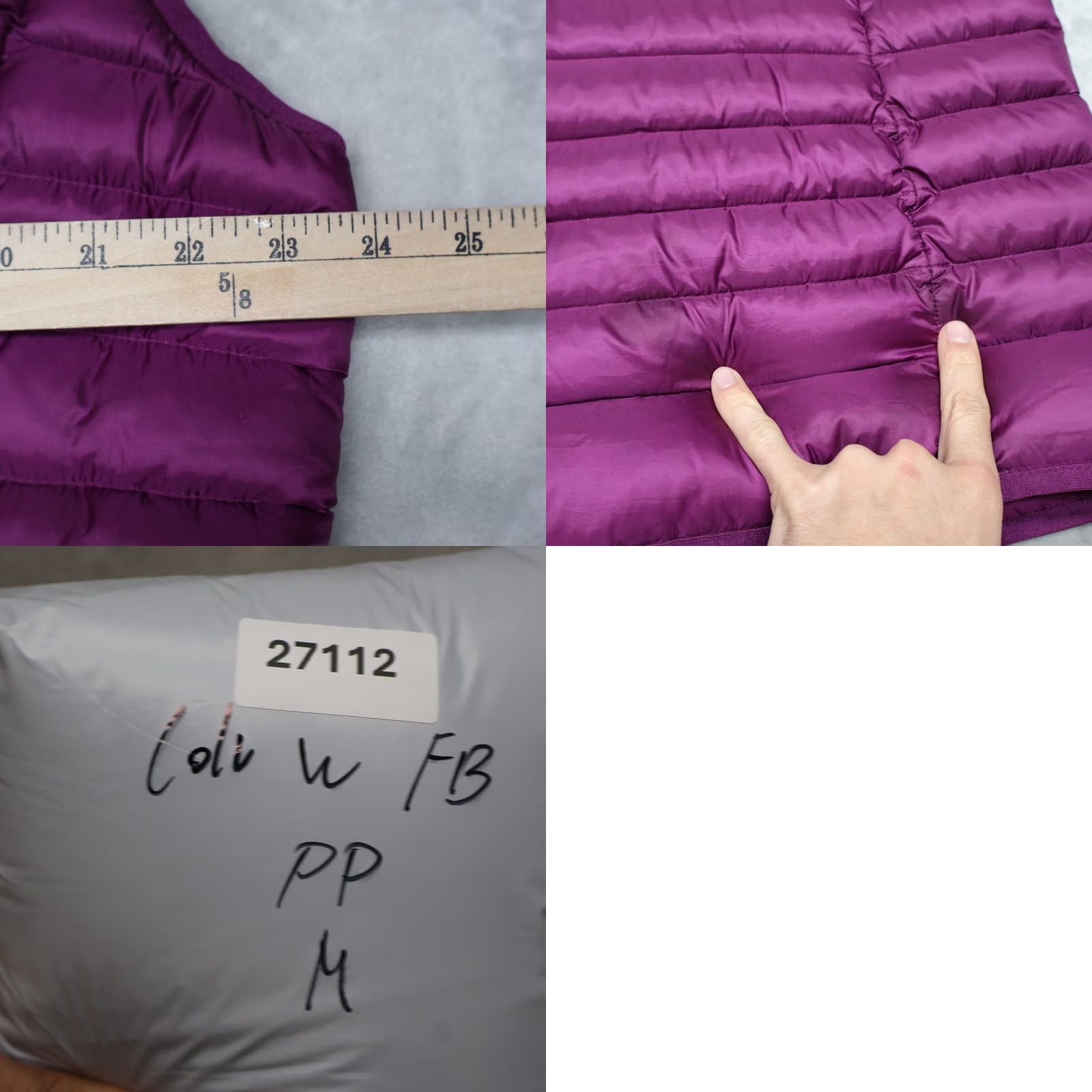 Vintage VINTAGE Cabela's Down Vest Womens 2XL Purple Quilted Puffer Lightweight Insulated Warm Size XXL / US 16-18 / IT 52-54 - 10 Thumbnail