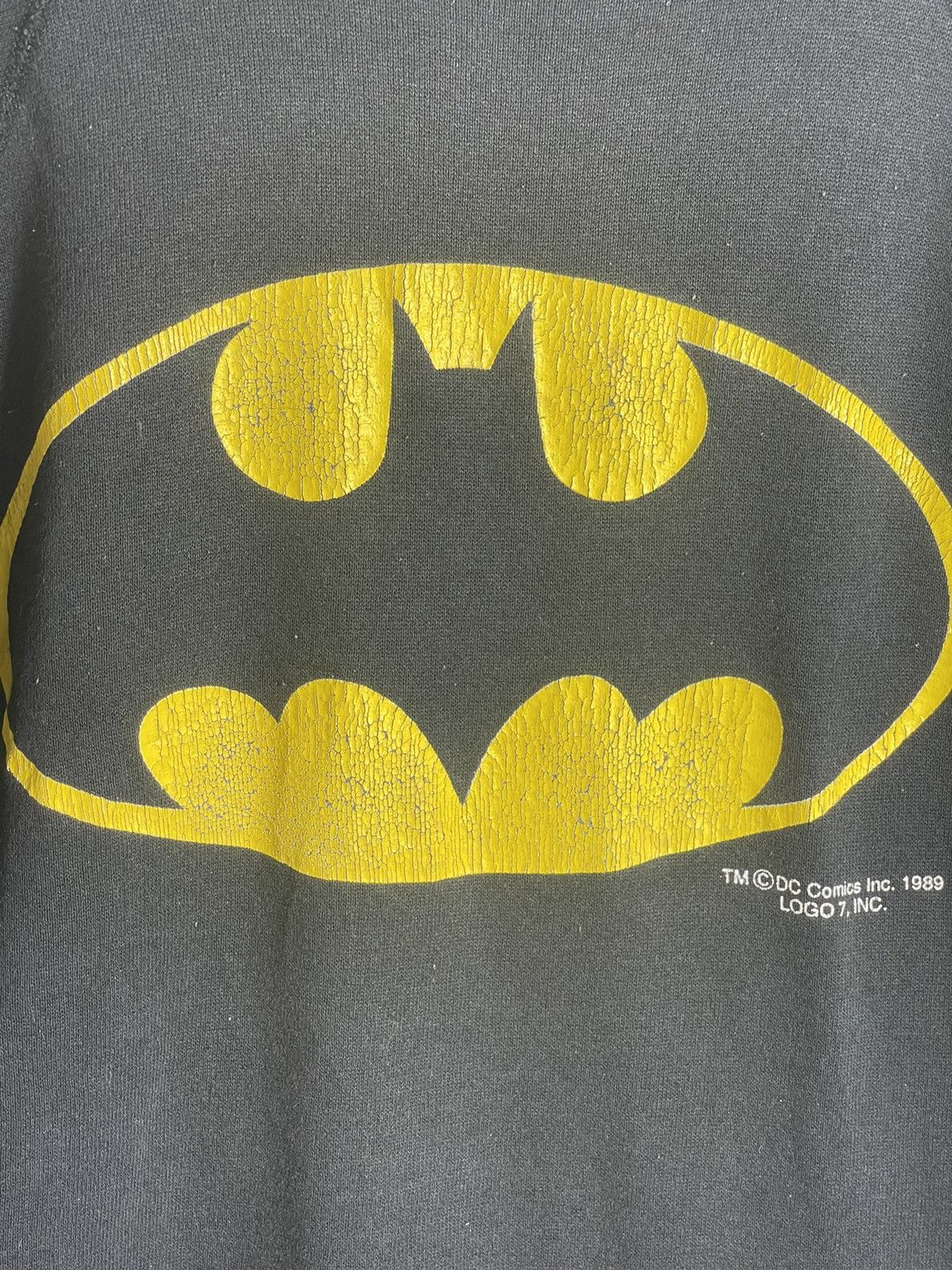 DC Comics × Vintage Vintage 1989 Batman Big logo dc comic sweatshirt jumper Size US M / EU 48-50 / 2 - 4 Thumbnail
