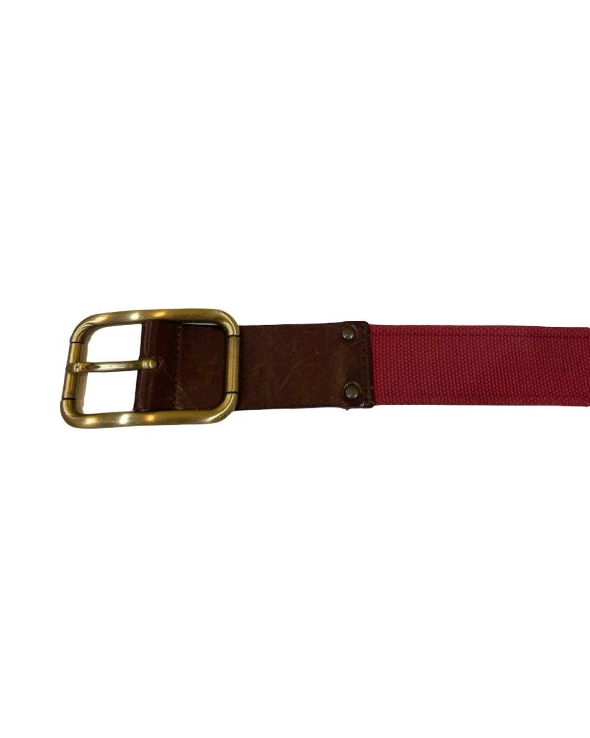 Dolce & Gabbana Studded Canvas Cotton Logo Belt Size ONE SIZE - 8 Thumbnail