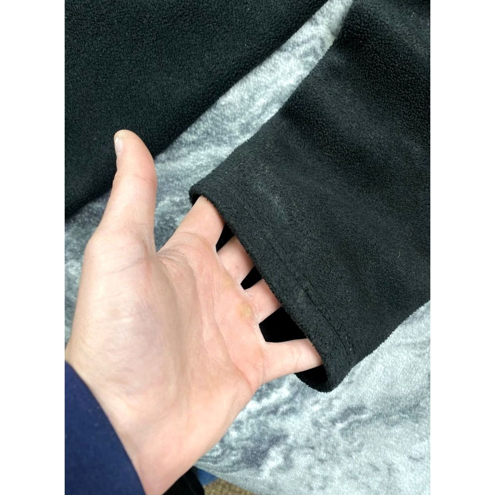 Yves Saint Laurent VINTAGE Yves Saint Laurent Logo Fleece 1/4 Zip Jacket Men Size L Black Big Logo Jacket Size US L / EU 52-54 / 3 - 4 Thumbnail