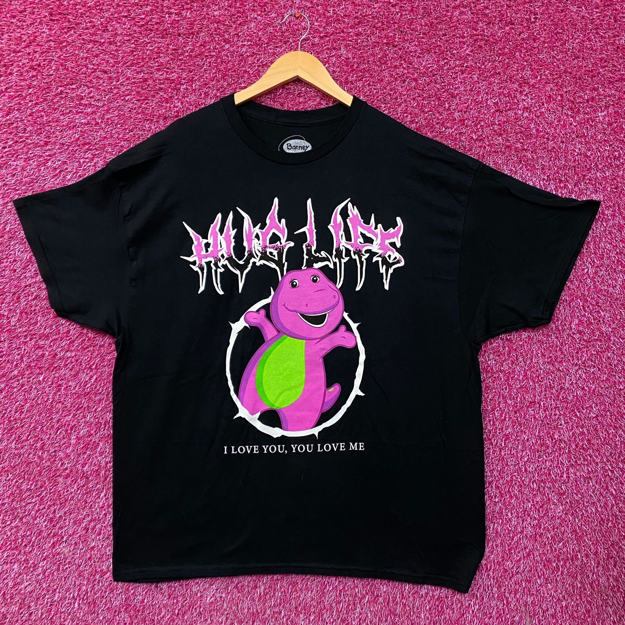 Other Barney the Dinosaur "Hug Life" Metal Graphic T-Shirt 2XL Size US XXL / EU 58 / 5 - 1 Thumbnail