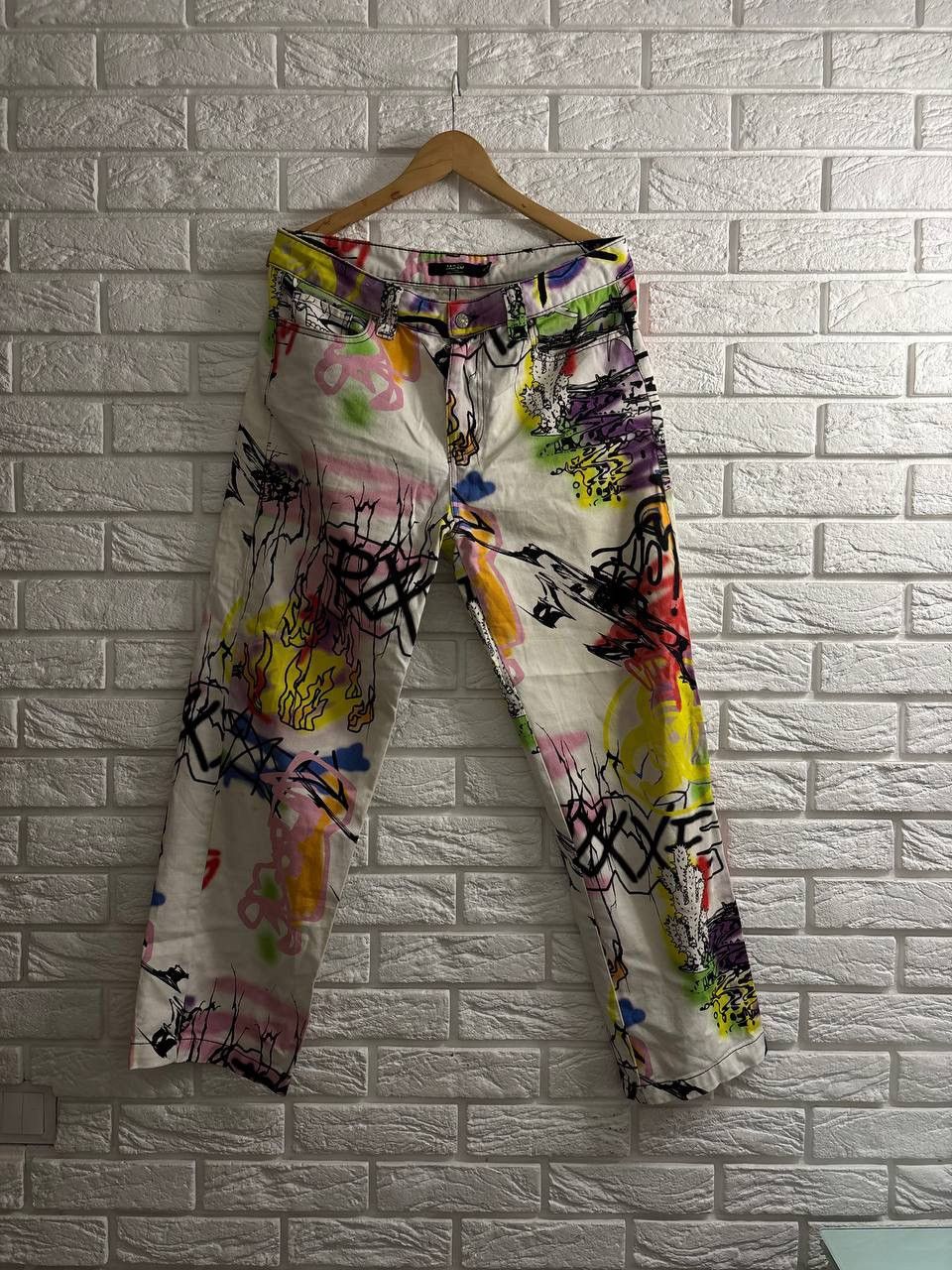 Jaded London Jaded London denim graffiti print suit Jacket Pants Y2K Size US XS / EU 42 / 0 - 6 Thumbnail